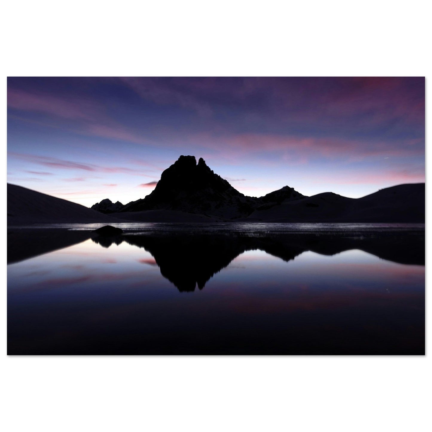 Vente Photo du lac et du Pic du Midi d'Ossau, Laruns, Pyrénées #1 - Tableau photo alu montagne