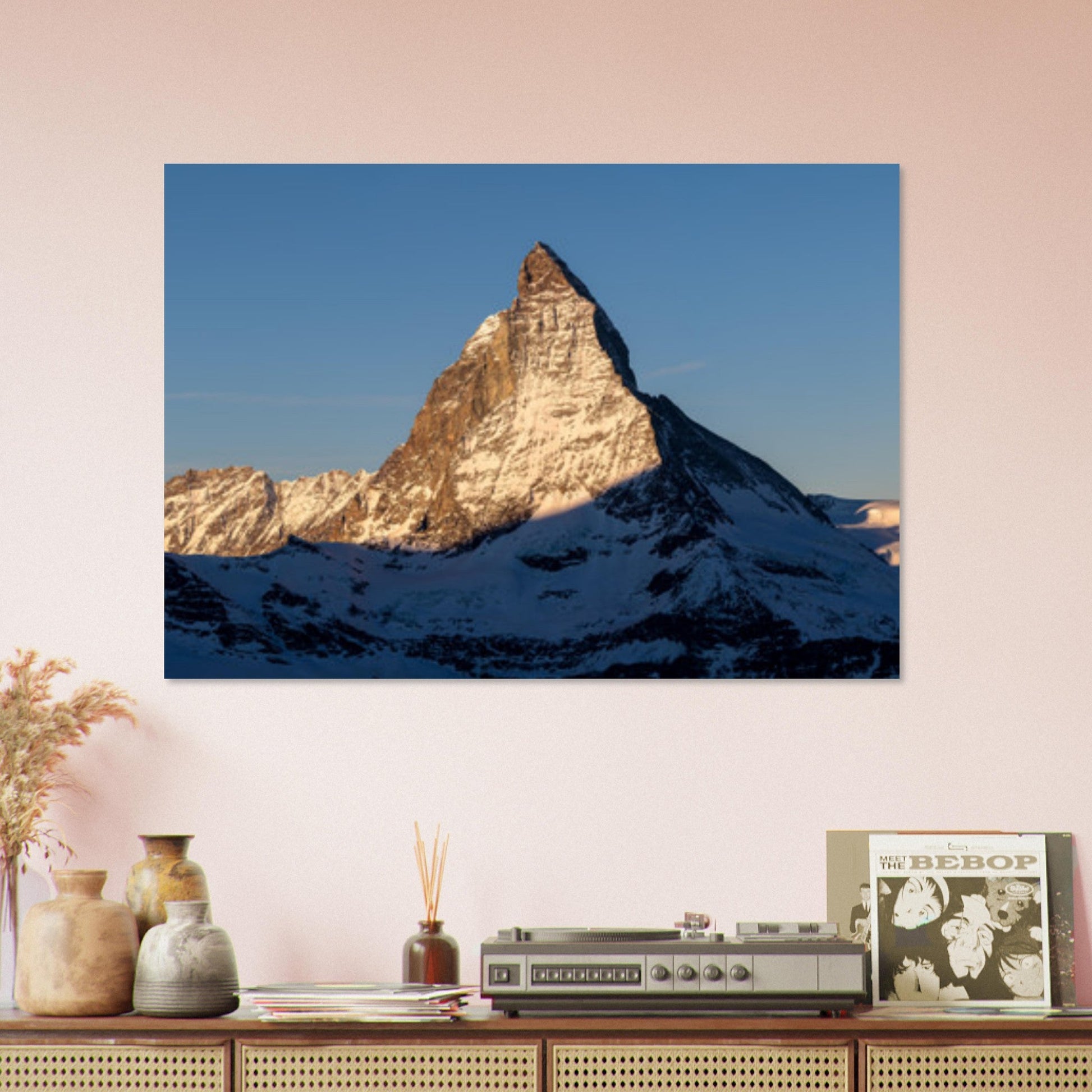 Vente Photo du majestueux Cervin au lever du soleil - Tableau photo alu montagne