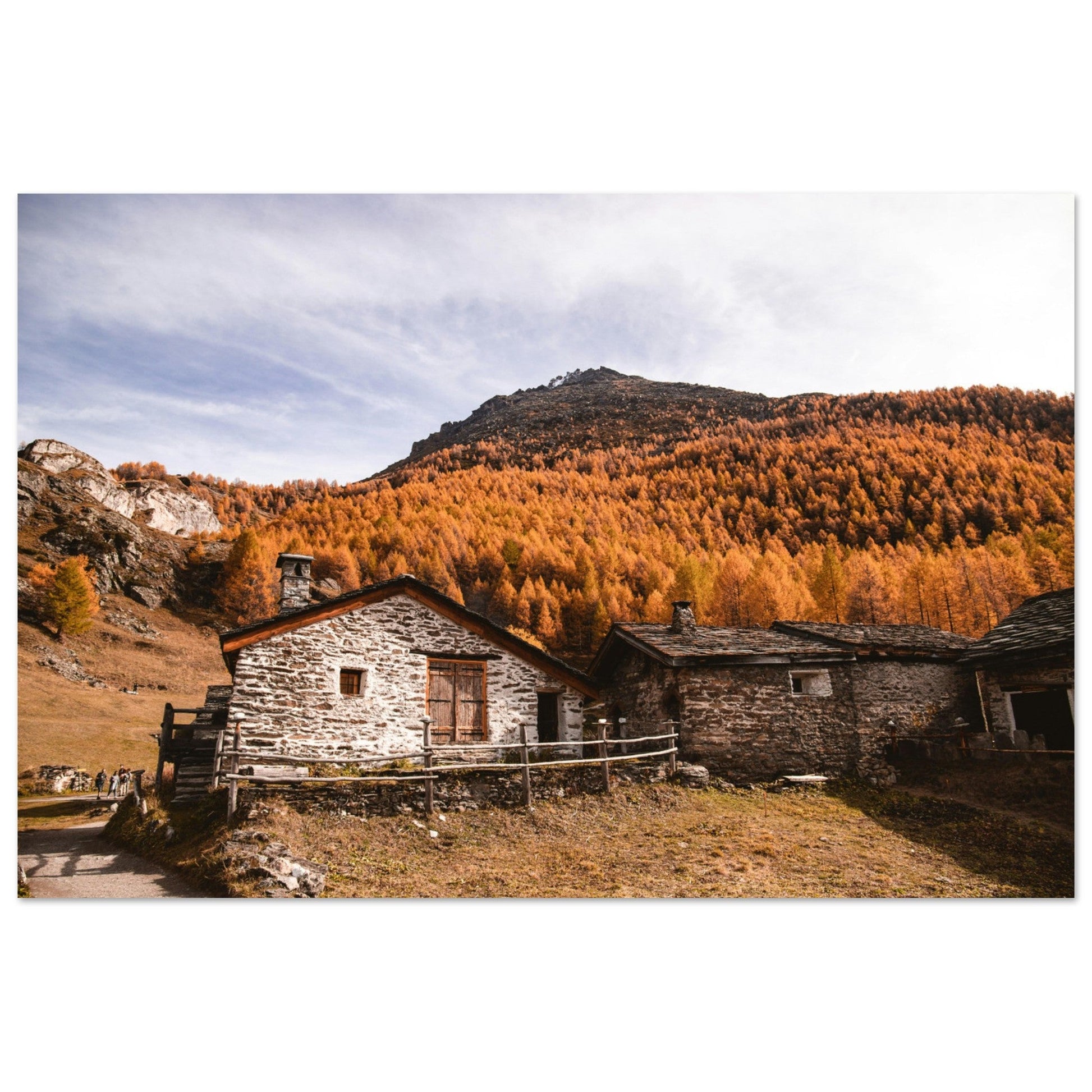 Vente Photo du Monal en automne, Sainte-Foy-Tarentaise, Vanoise #2 - Tableau photo alu montagne