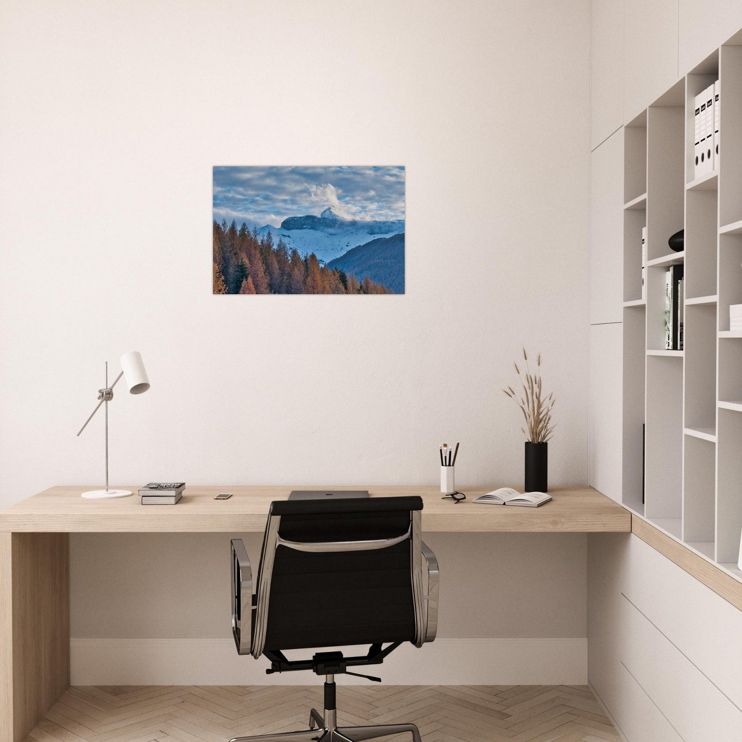 Tableau photo Photo du Mont Clapier en automne, Mercantour, Alpes - de - Haute - Provence — tirage aluminium Dibond mat, fabrication française, prêt à accrocher