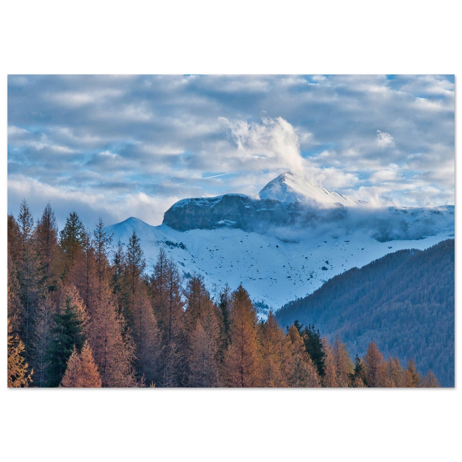 Vente Photo du Mont Clapier en automne, Mercantour, Alpes-de-Haute-Provence - Tableau photo alu montagne