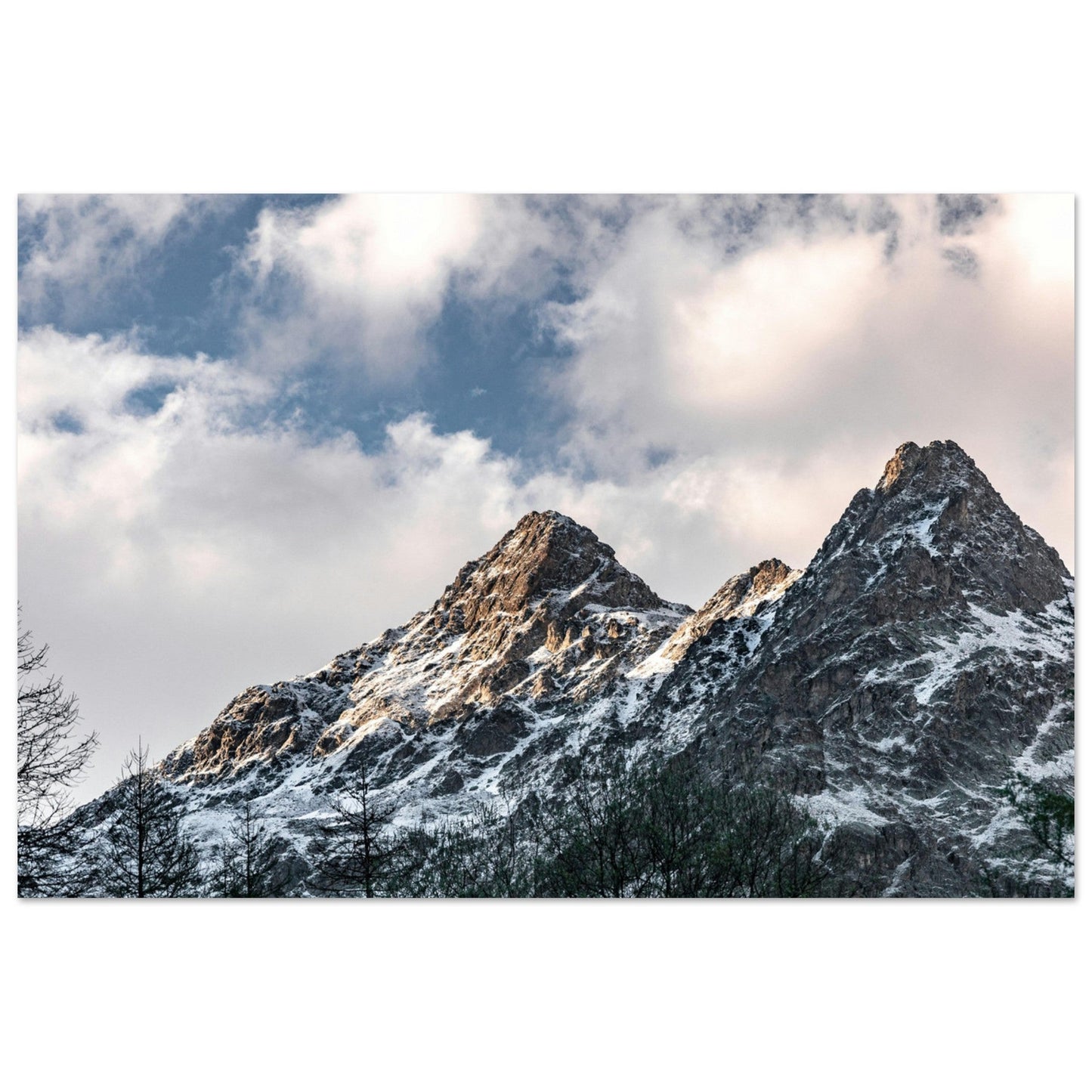 Vente Photo du Mont Clapier et de la Cime du Gélas, Vallée des merveilles, Mercantour - Tableau photo alu montagne