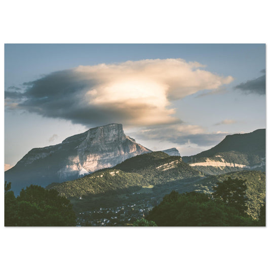 Vente Photo du Mont Granier, Massif de Chartreuse - Tableau photo alu montagne