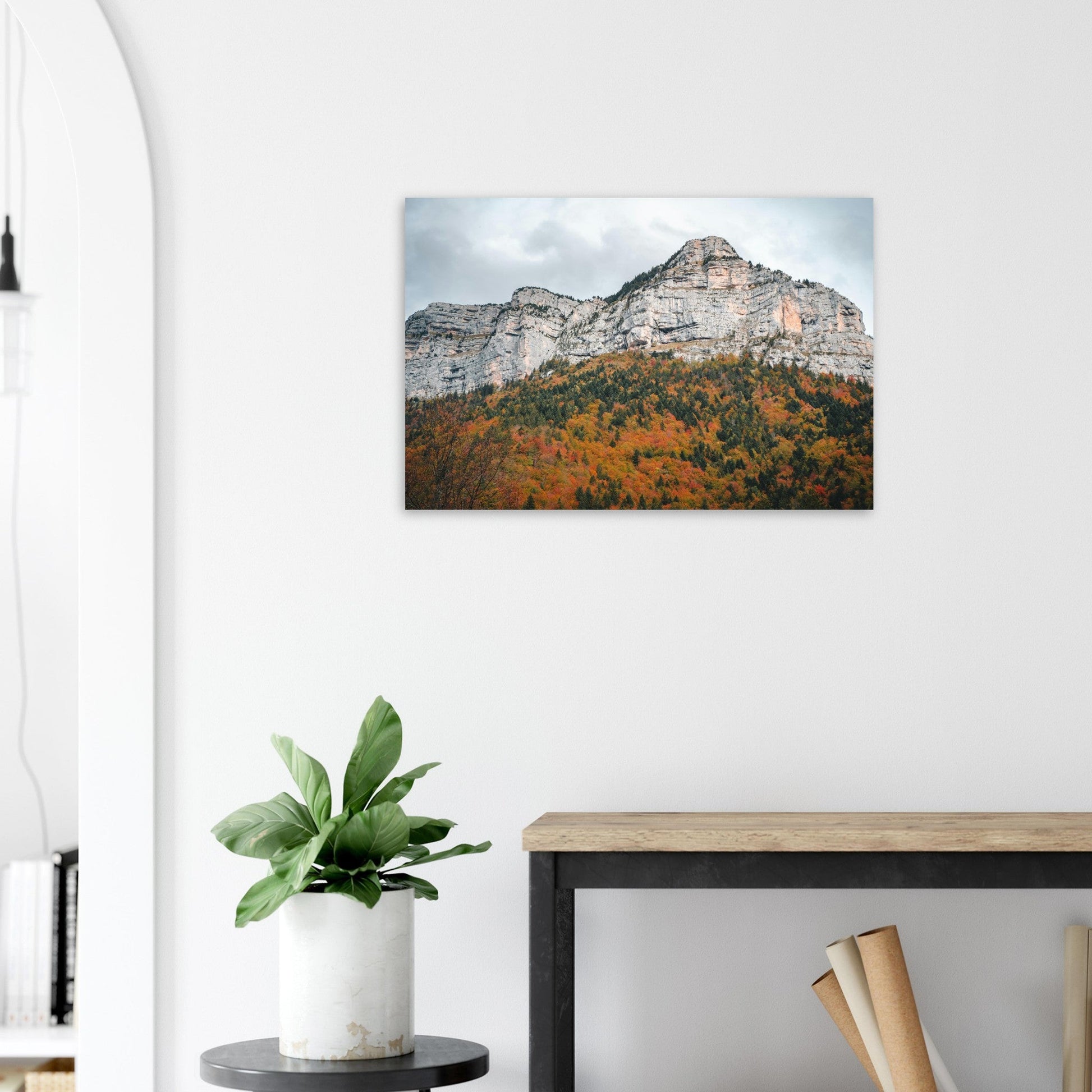 Vente Photo du Mont Revard en automne, La Féclaz, Les Deserts, Savoie - Tableau photo alu montagne