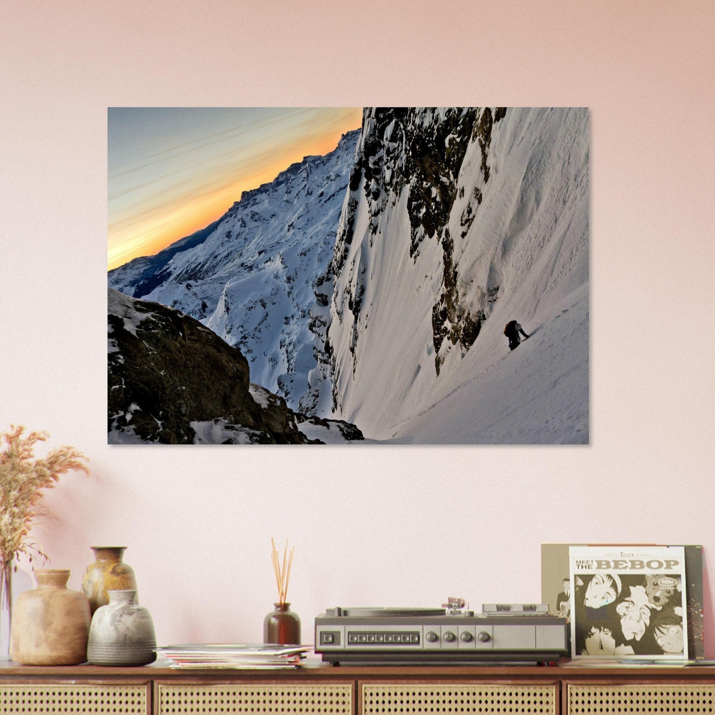 Tableau photo Photo du Pic du Midi d'Ossau, Laruns, Pyrénées 1 — tirage aluminium Dibond mat, fabrication française, prêt à accrocher