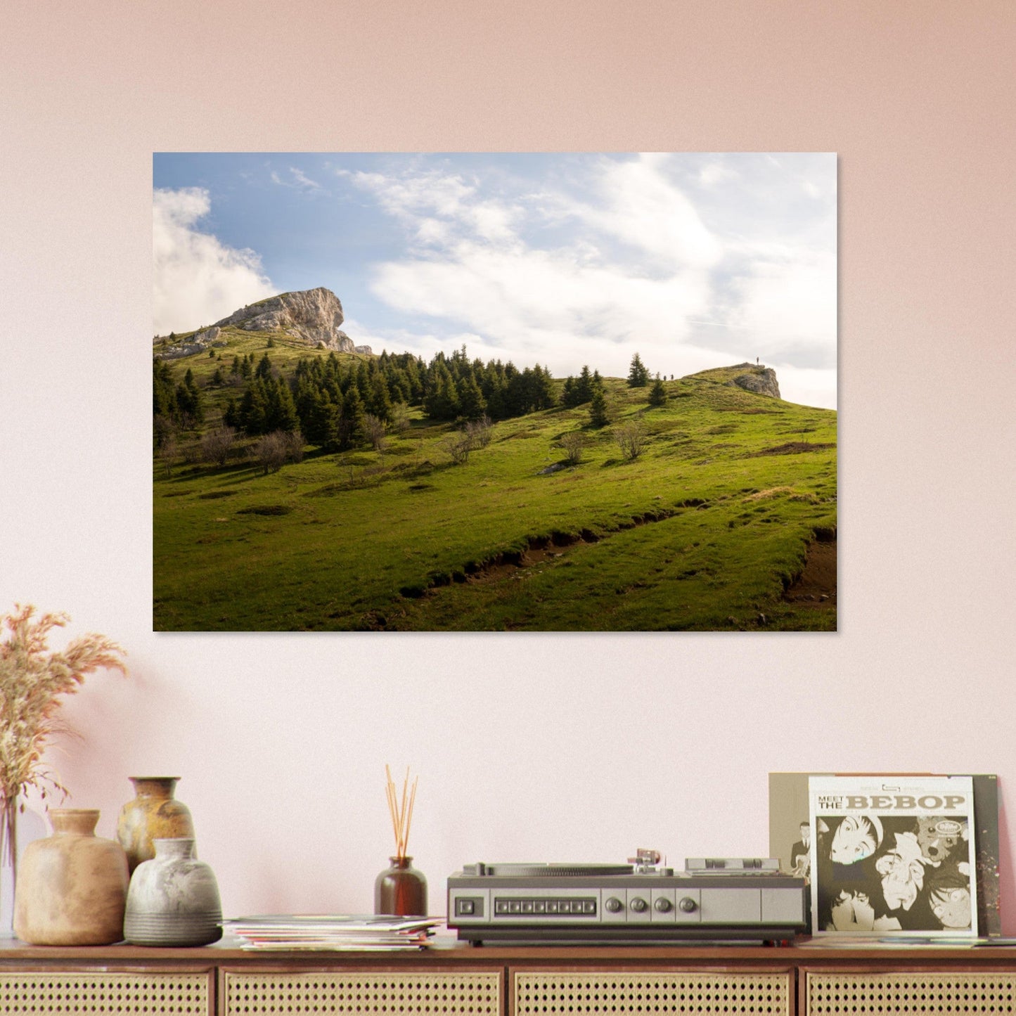 Tableau photo Photo du Pic Saint - Michel, Massif du Vercors — tirage aluminium Dibond mat, fabrication française, prêt à accrocher