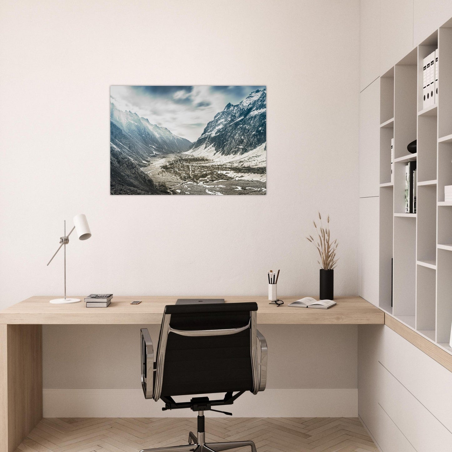 Tableau photo Photo du Pré de Madame Carle, Massif des Écrins — tirage aluminium Dibond mat, fabrication française, prêt à accrocher