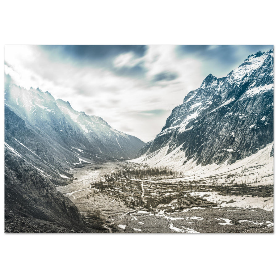 Tableau photo sur aluminium Dibond : Le Pré de Madame Carle, Massif des Écrins