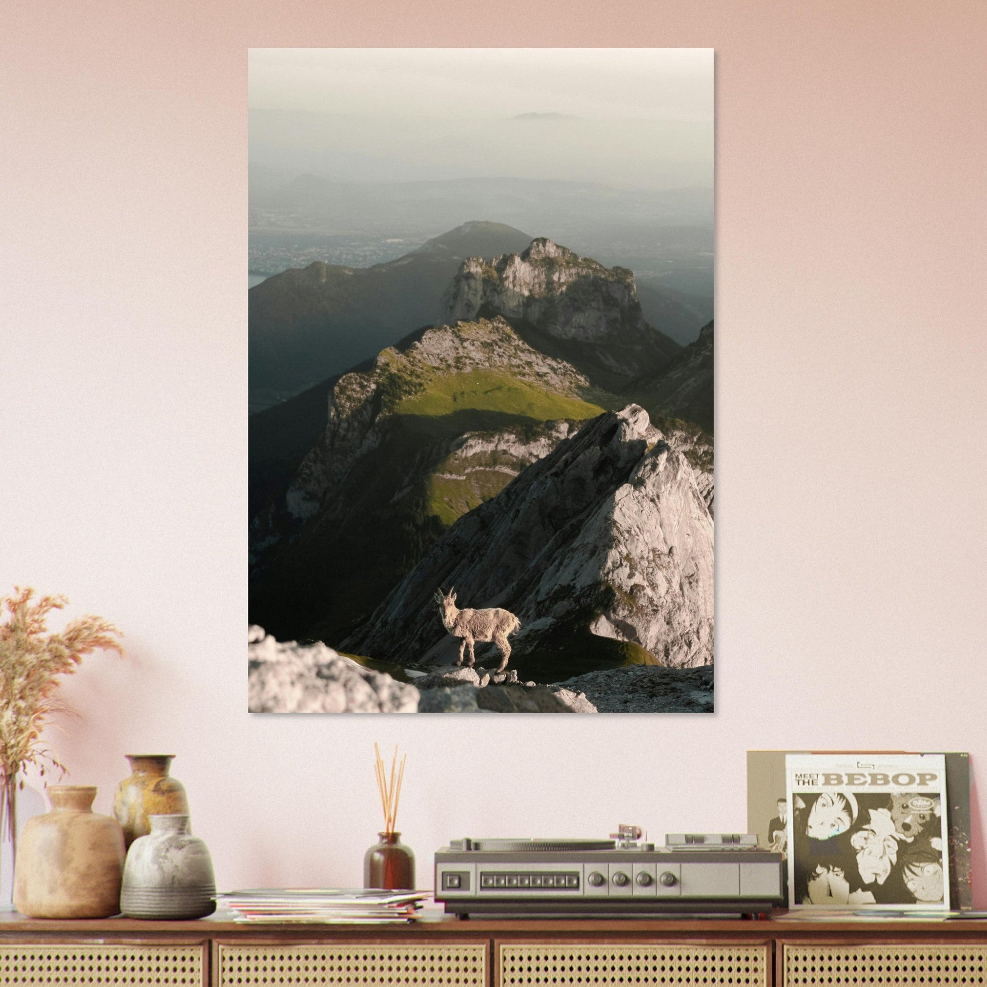 Vente Photo d'un bouquetin sur les hauteurs d'Annecy - Tableau photo alu montagne