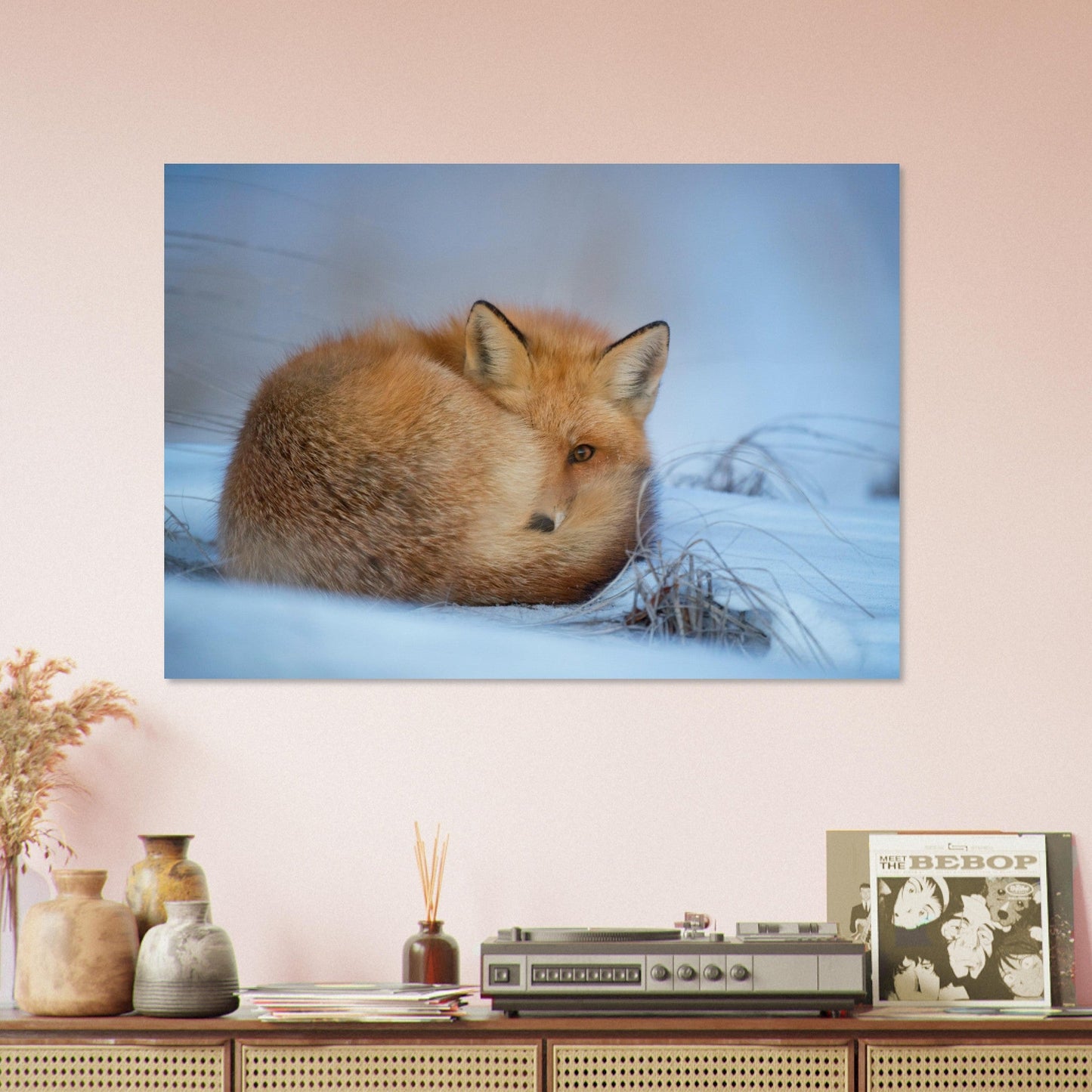 Vente Photo d'un renard dans la neige #3 - Tableau photo alu montagne