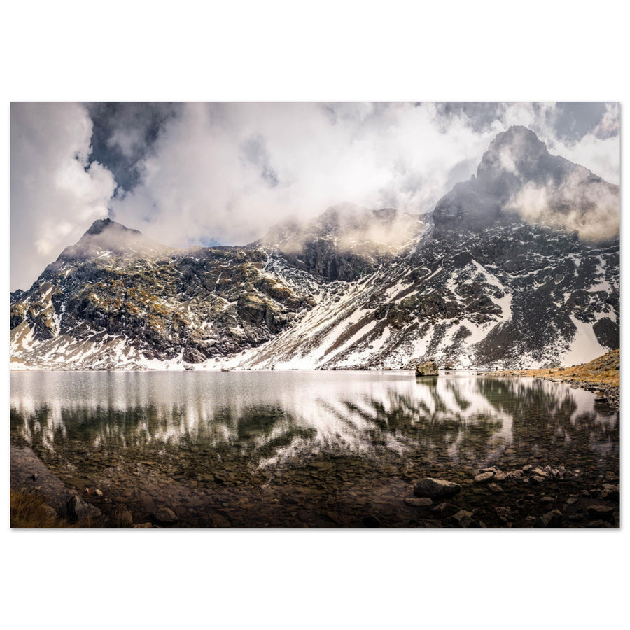 Tableau photo en Alu Dibond : Le Lac du Grand Doménon, Massif de Belledonne