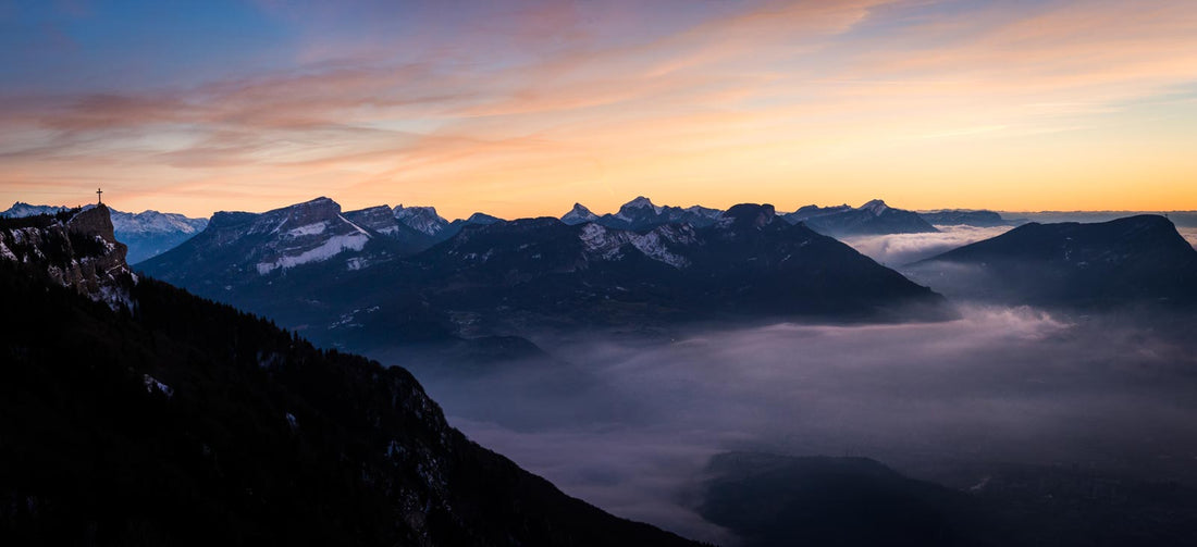 La Croix du Nivolet – La beauté de la Chartreuse en mouvement - Tableaux photos paysages ｜ Alu Art Mountains