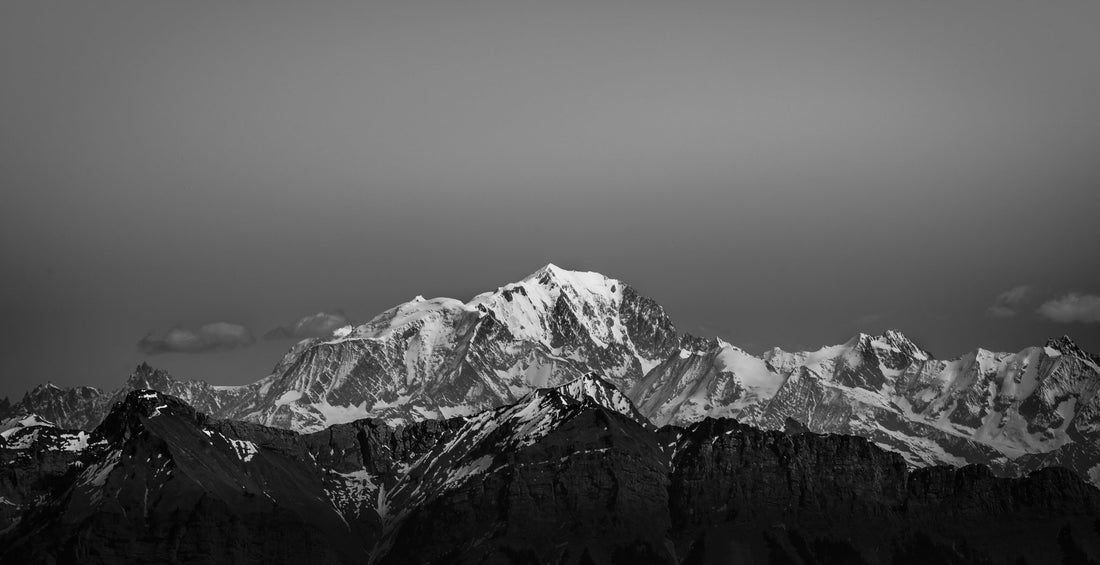 Les Alpes Françaises en noir et blanc à travers mon Objectif - Tableaux photos paysages ｜ Alu Art Mountains