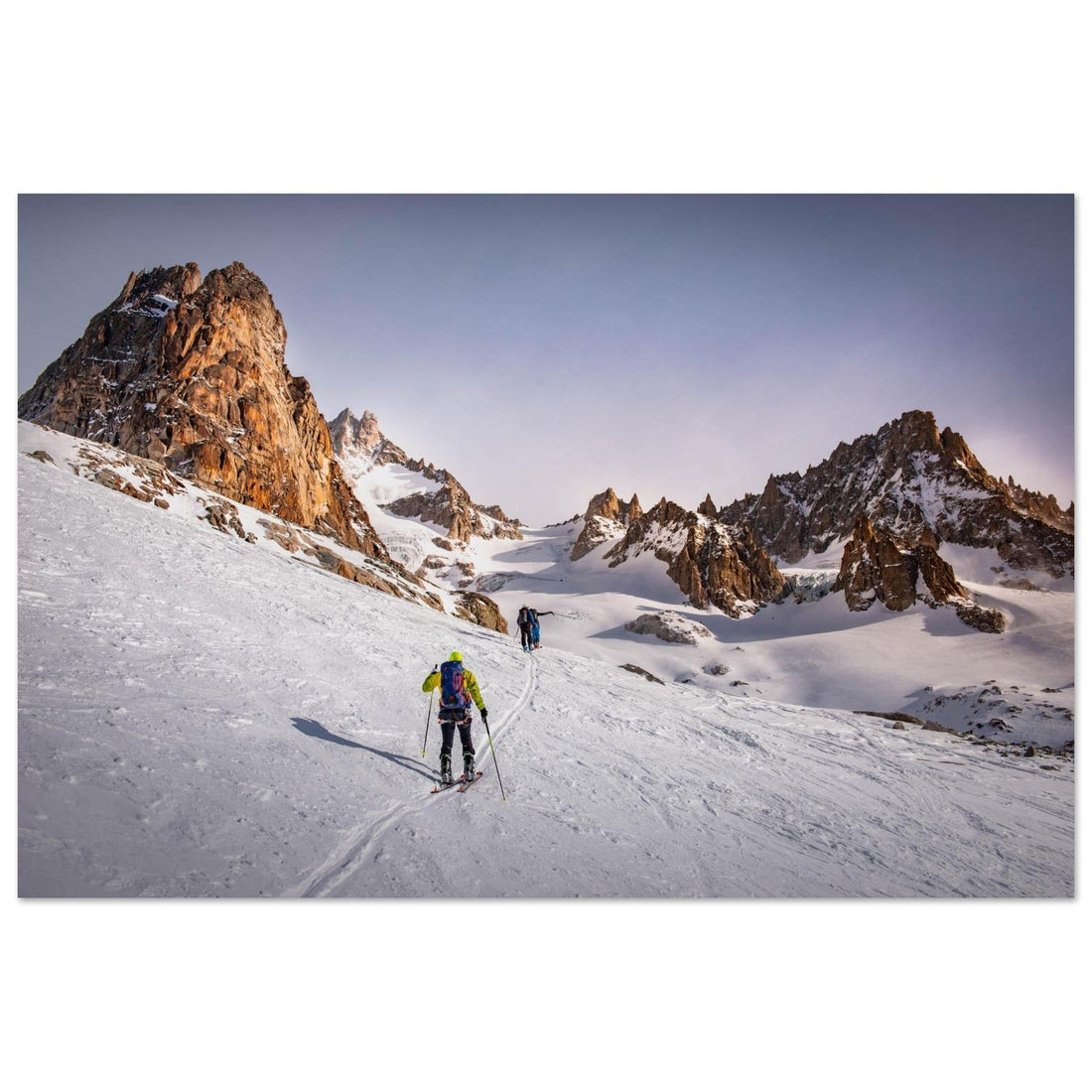 Mont-Blanc : le toit de l'Europe, théâtre de records de vitesse incroyables - Tableaux photos paysages ｜ Alu Art Mountains