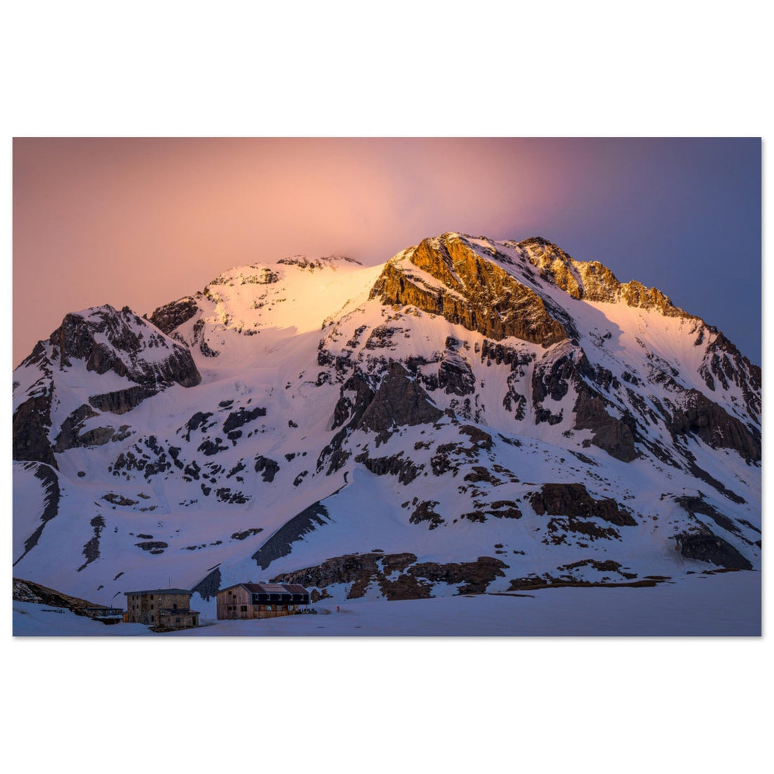 Où photographier le Lac des Vaches, le Col et le Refuge de la Vanoise ? - Tableaux photo Alpes ｜ Alu Art Mountains