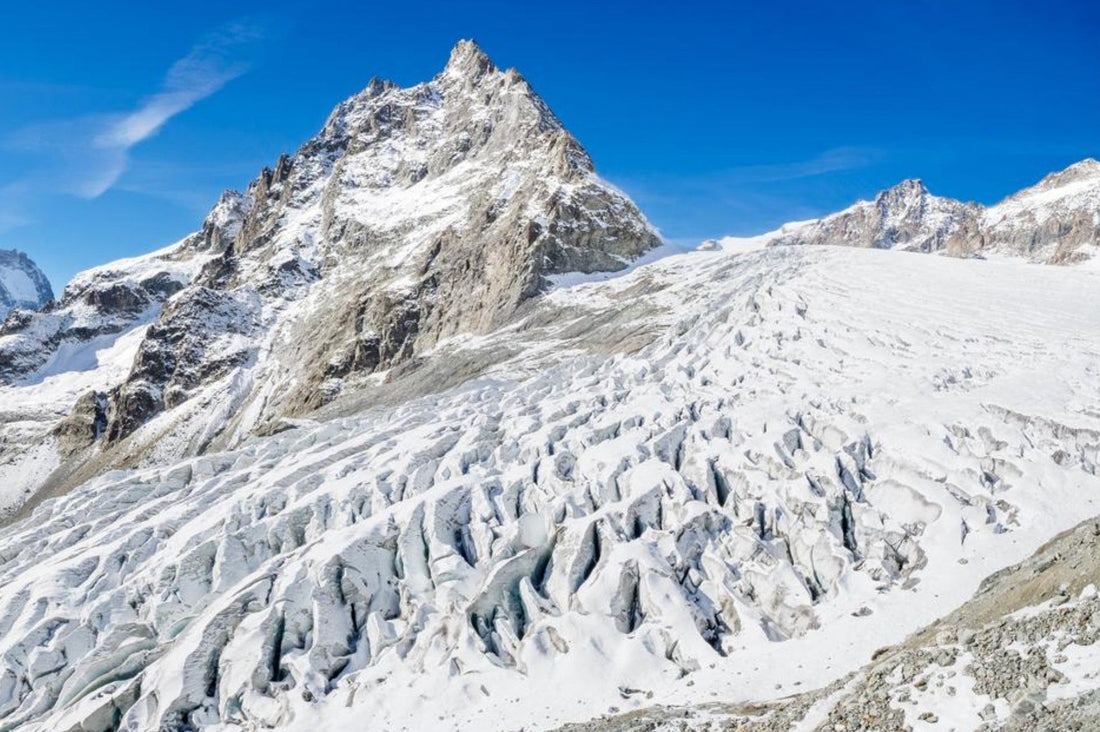 Glacier Blanc face au mont Pelvoux — photographie de Marisa Estivill