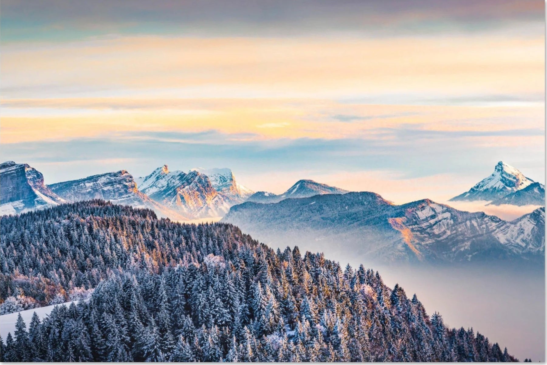 Photos de Chamechaude, de la Dent de Crolles, du Granier et des forêts de Chartreuse
