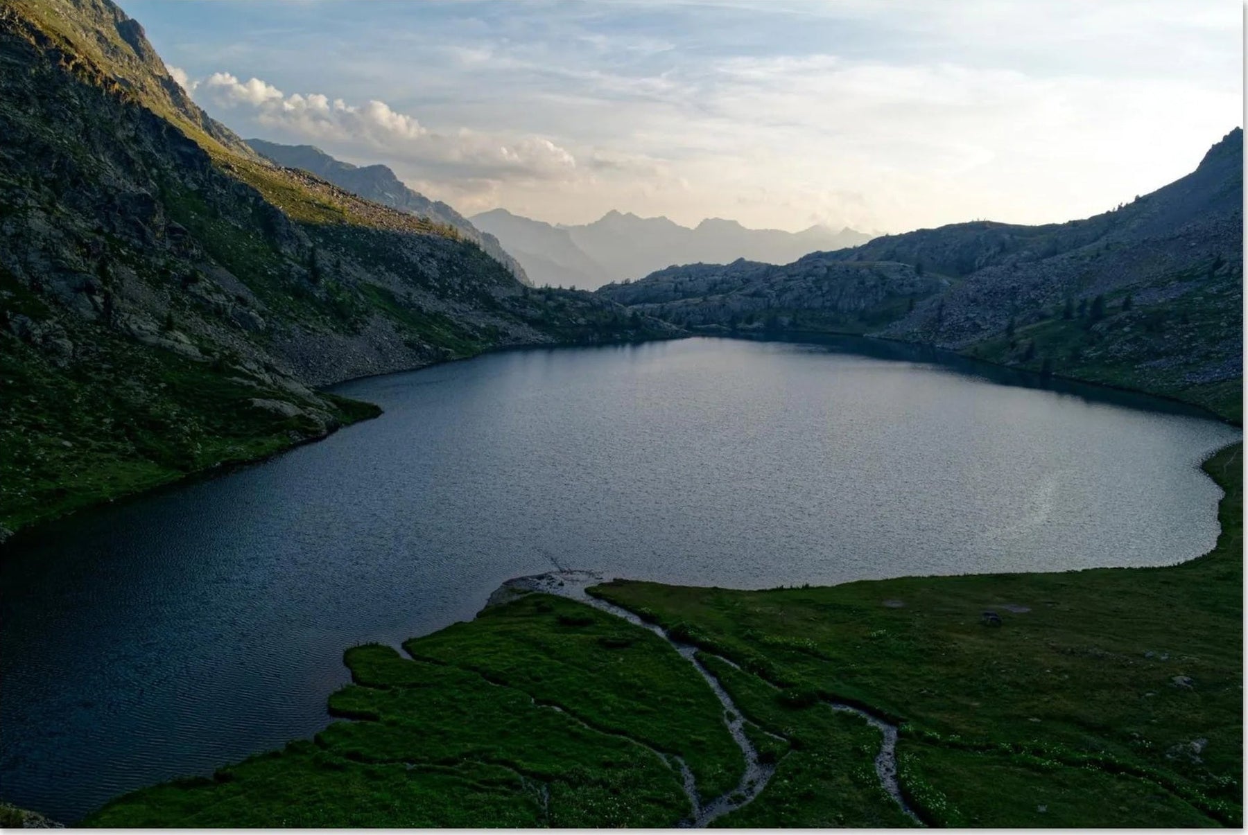 Photos des lacs d’Allos et de Vens, des mélèzes et des vallées du Mercantour