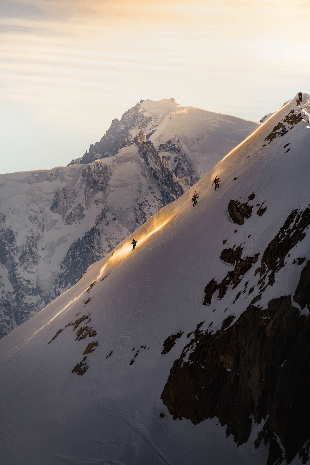 Photos du Lac Blanc, des Chéserys, des crêtes et des vues sur le Mont-Blanc — tableaux photo sur aluminium Dibond