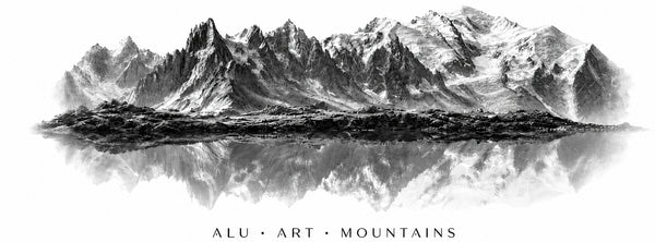 Logo Alu Art Mountains - tableaux photos Mont-Blanc, Alpes