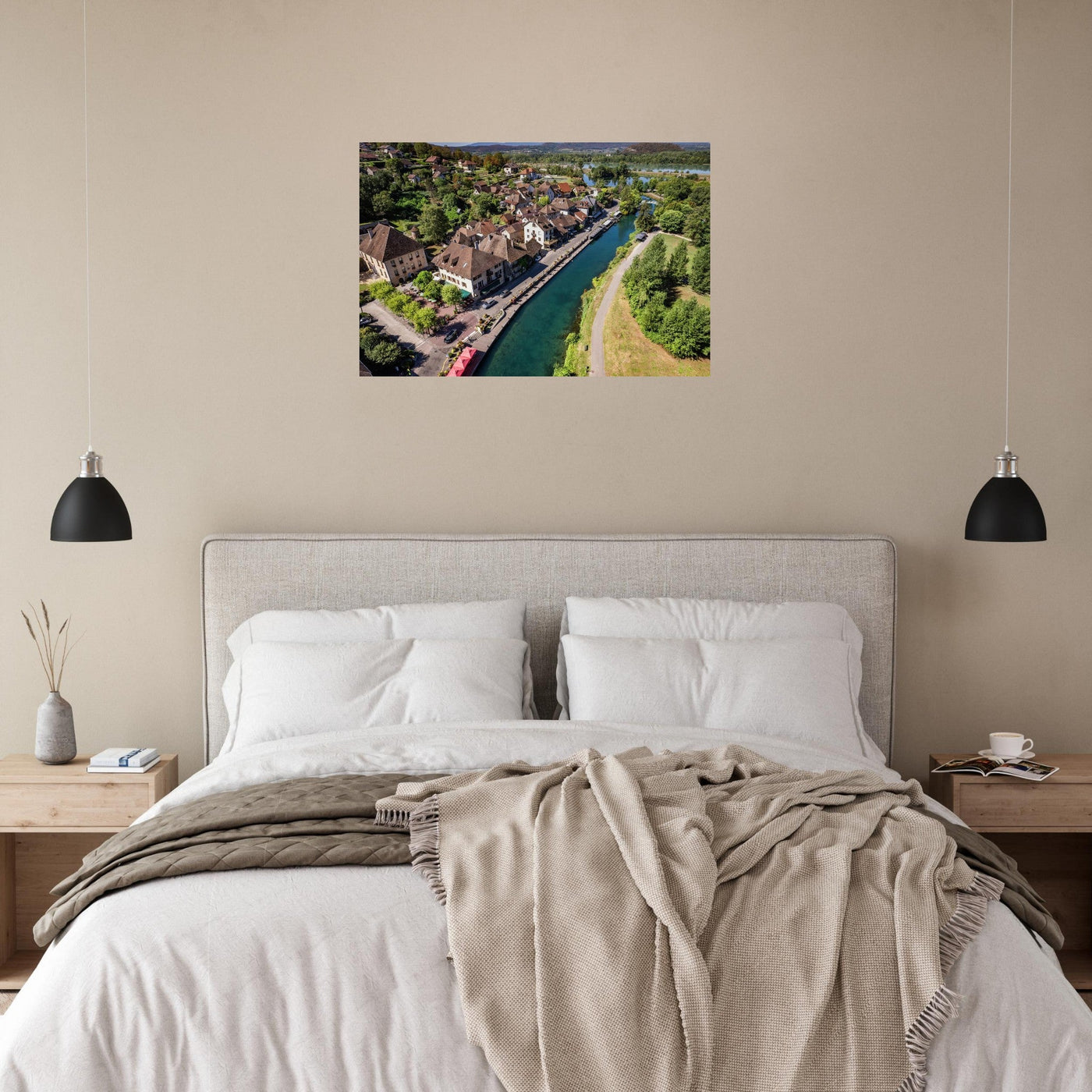 Preview of an AluArtMountains photo print in an interior