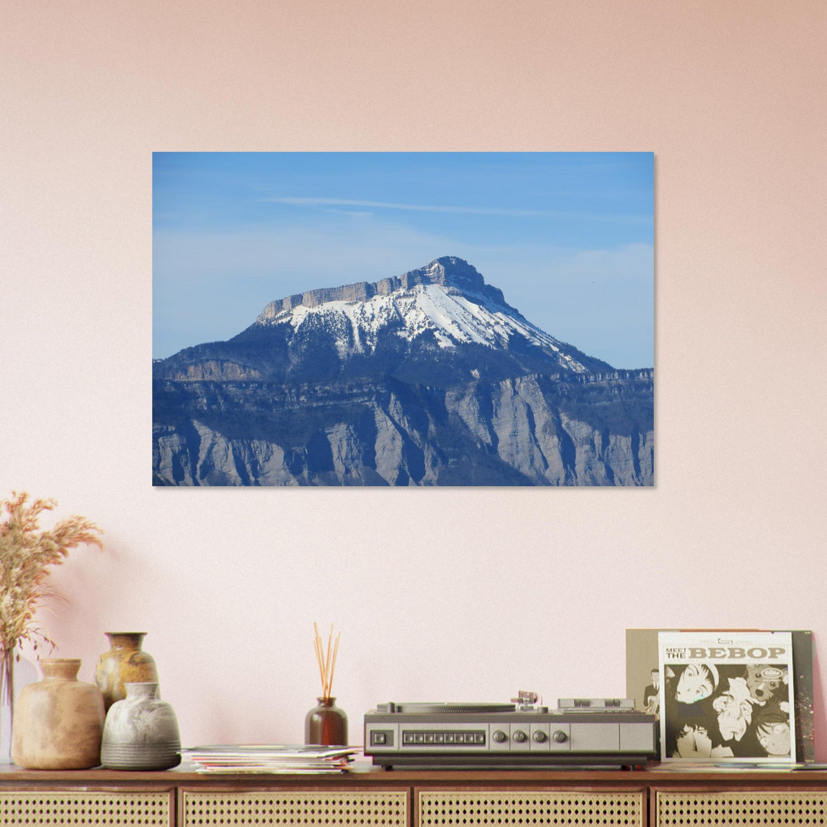 Tableau photo de Chamechaude, point culminant de la Chartreuse sur aluminium Dibond mat — photographie : R.A.M.photo