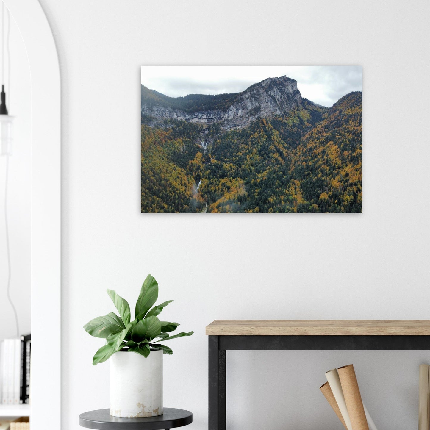 Photo du Cirque de Saint-Même en Chartreuse — tableau photo paysage de montagne en Alu Dibond, fabrication française