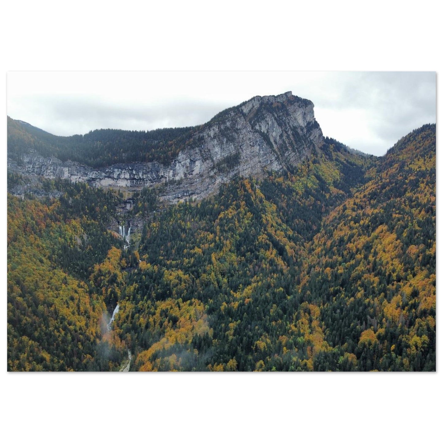 Photo du Cirque de Saint-Même en Chartreuse — tableau photo paysage de montagne en Alu Dibond, fabrication française