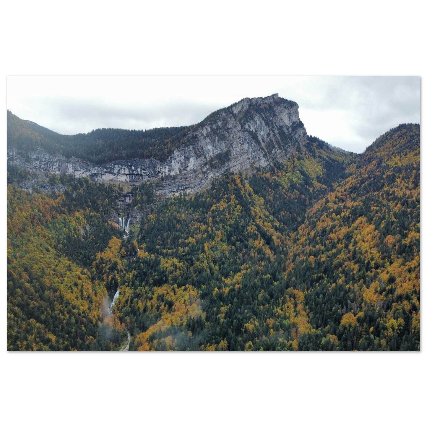 Photo du Cirque de Saint-Même en Chartreuse — tableau photo paysage de montagne en Alu Dibond, fabrication française