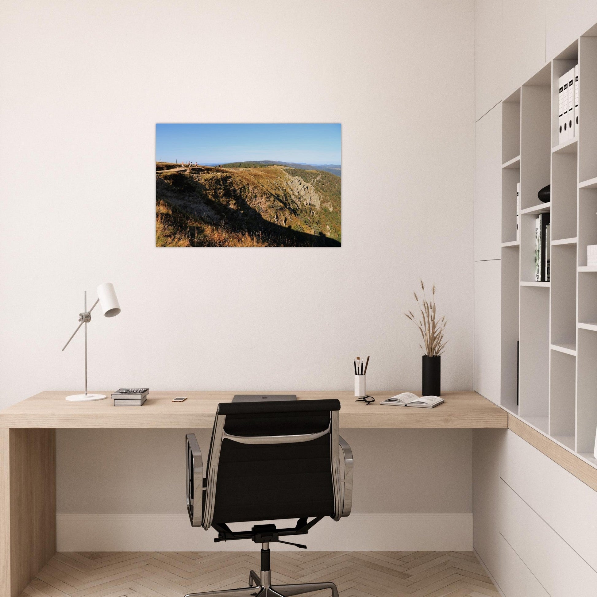 Photo du Hohneck et des falaises de la Martinswand — tableau photo paysage de montagne en Alu Dibond