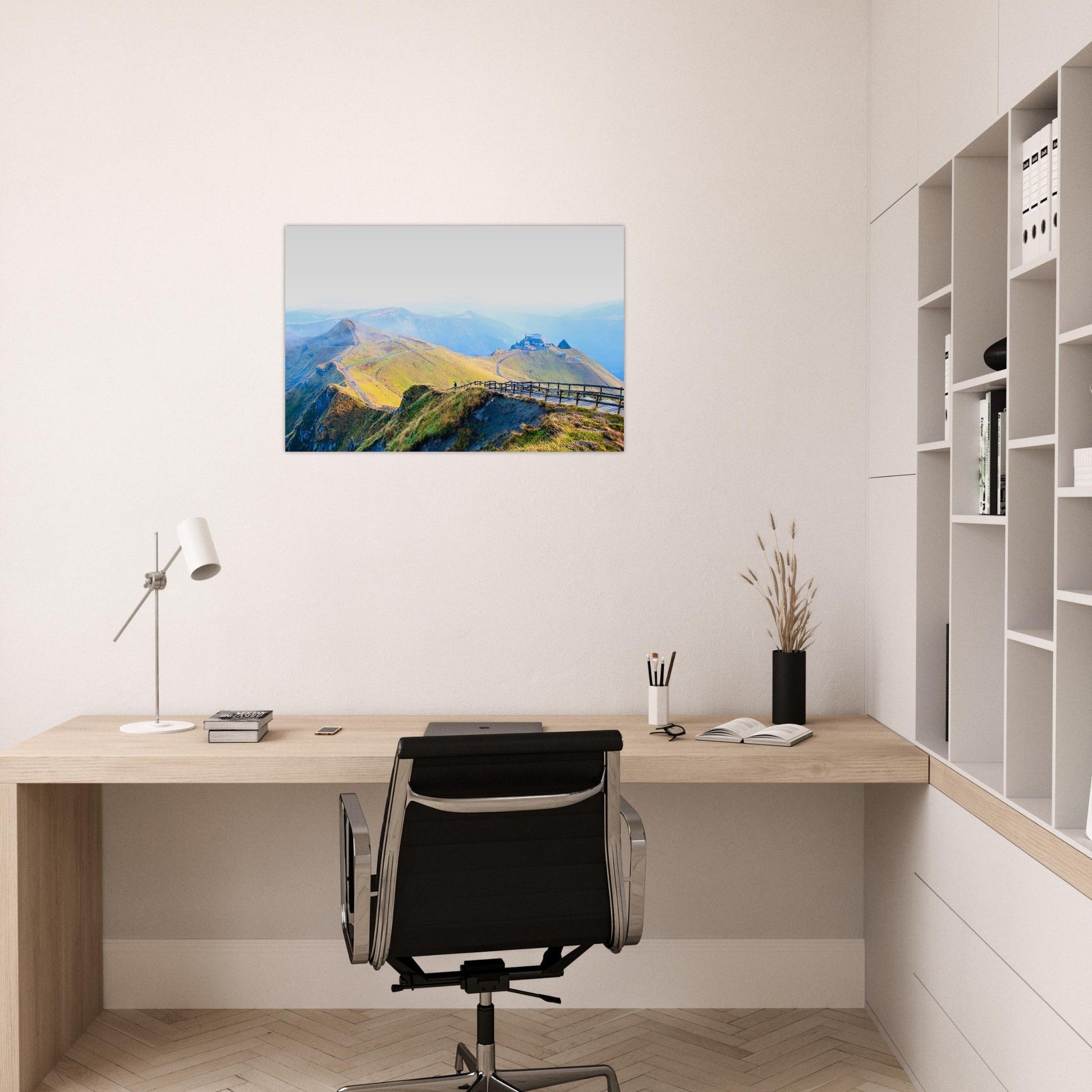 Photo du massif du Sancy en Auvergne — tableau photo paysage de montagne en Alu Dibond