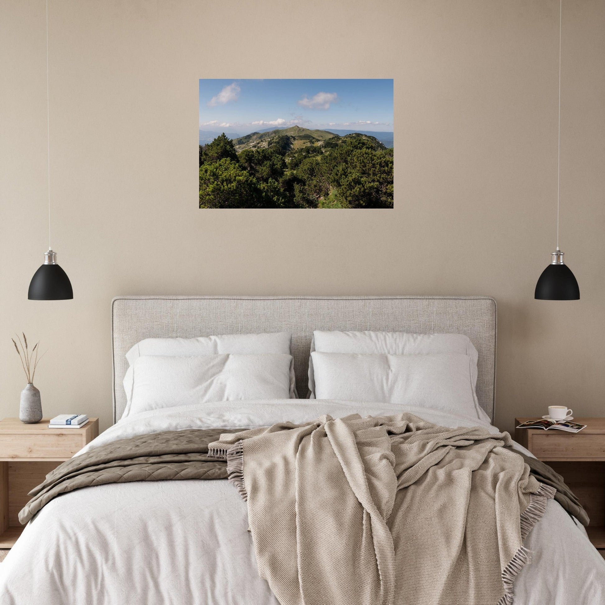 Photo du mont Reculet dans la Haute Chaîne du Jura — tableau photo paysage de montagne en Alu Dibond