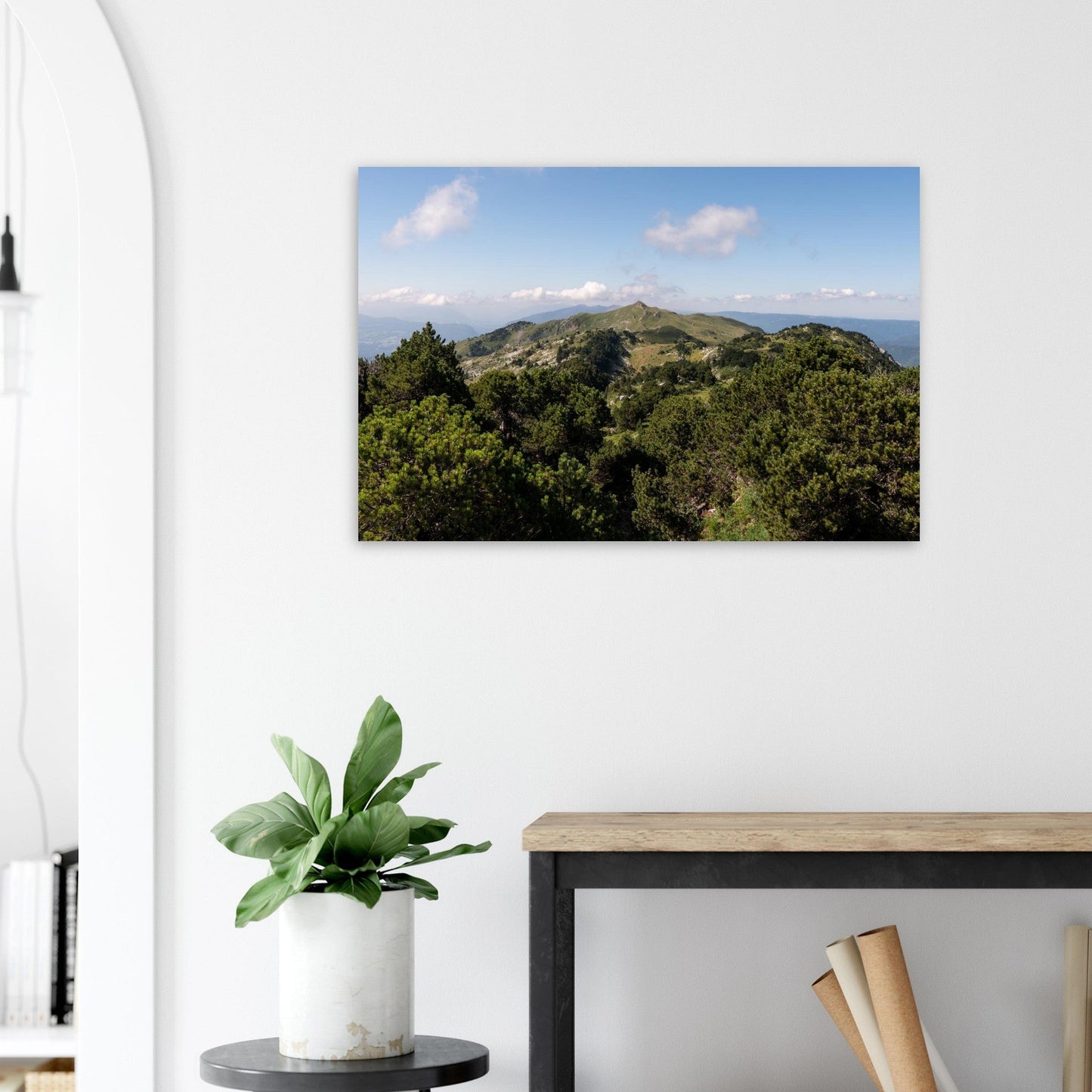 Photo of Mont Reculet in the Haute Chaîne du Jura — photo print on matte aluminium Dibond