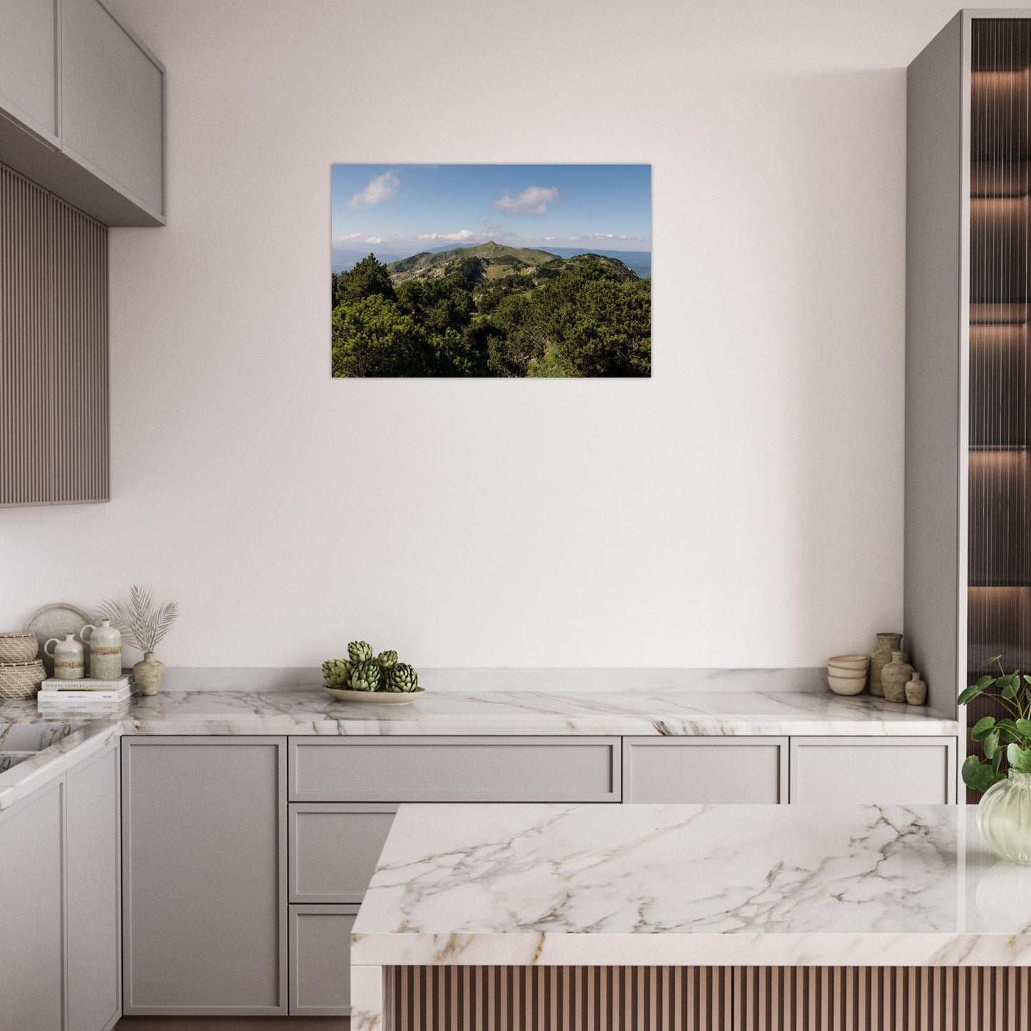 Photo of Mont Reculet in the Haute Chaîne du Jura — photo print on matte aluminium Dibond