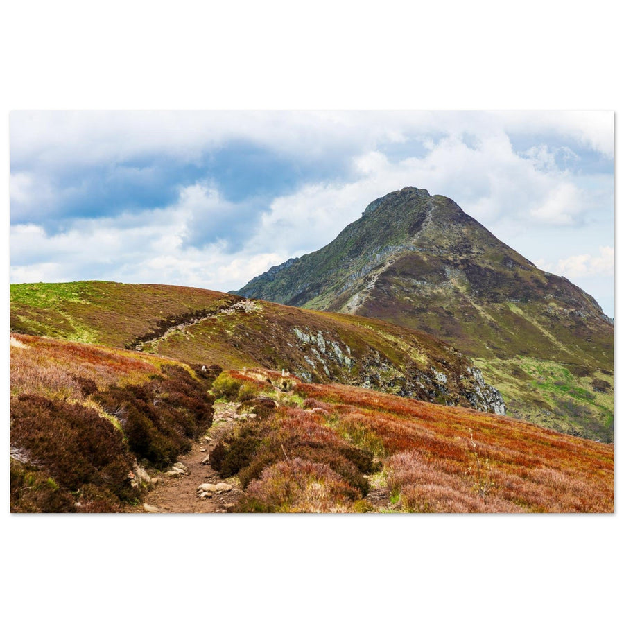 Tableau photo du Puy Mary depuis la Brèche de Rolland dans le Cantal, impression sur aluminium Dibond mat
