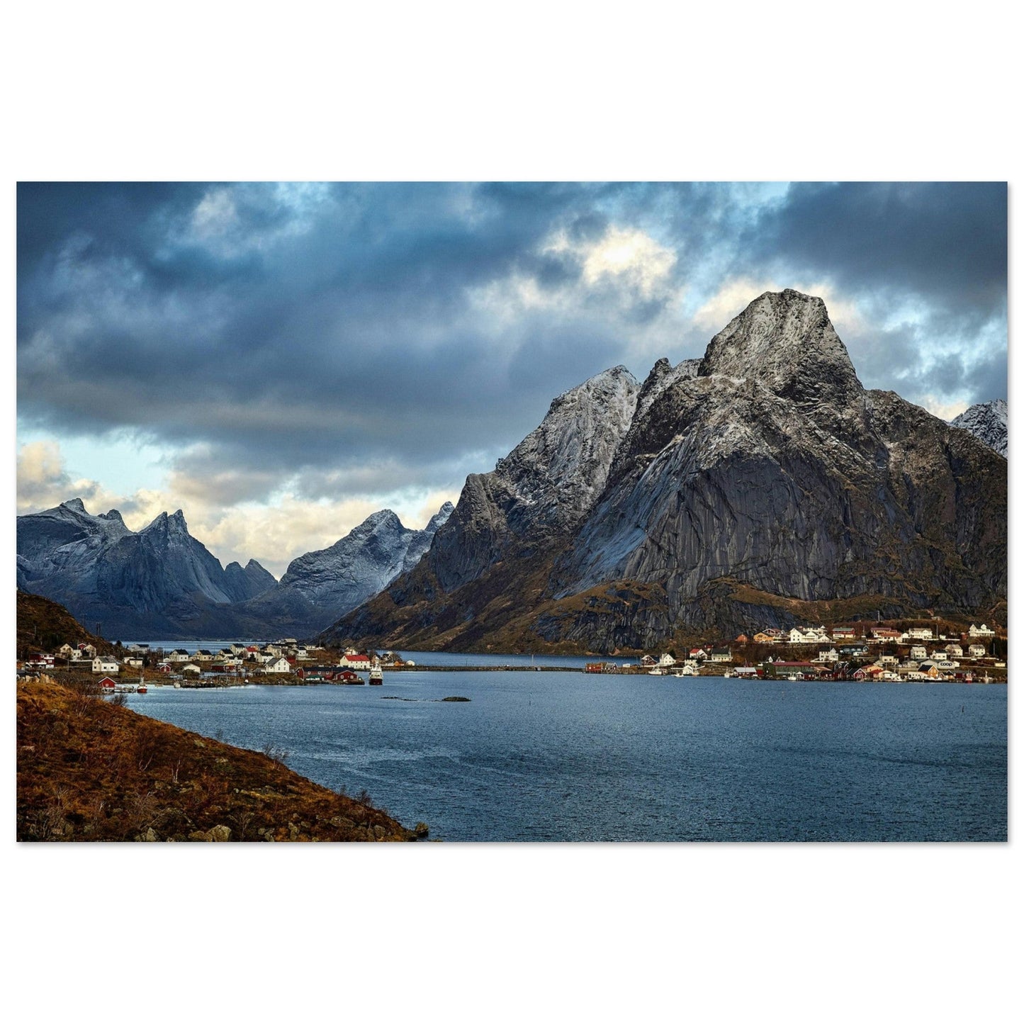 Tableau photo Photo des Îles Lofoten, Norvège 4 — tirage aluminium Dibond mat, fabrication française, prêt à accrocher