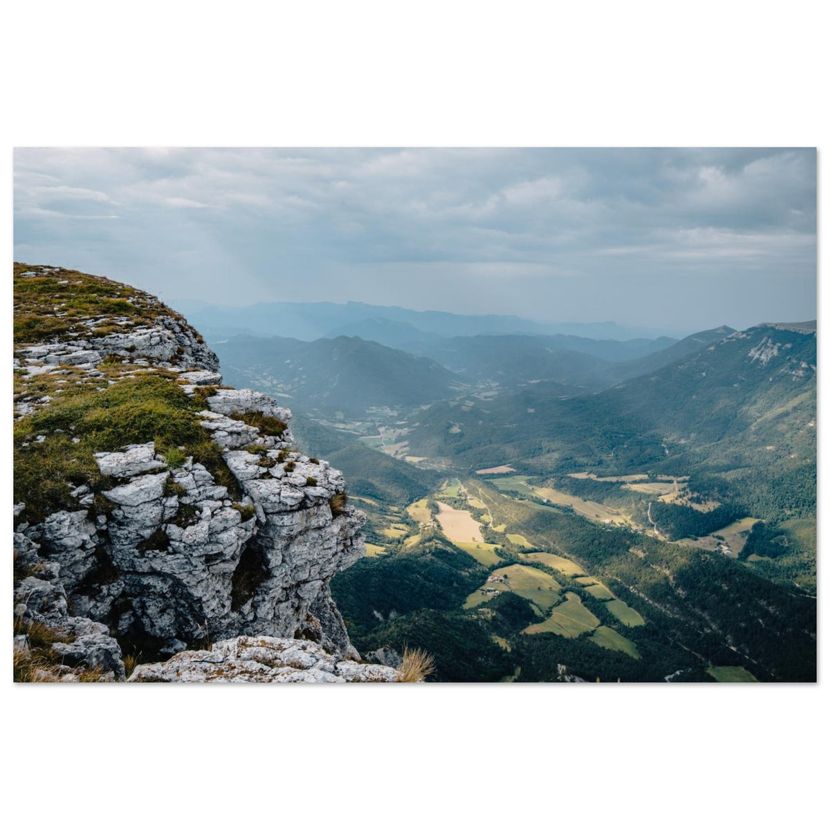 Tableau photo du plateau de Font d’Urle dans le Vercors sur aluminium Dibond mat, format 50 × 75 cm