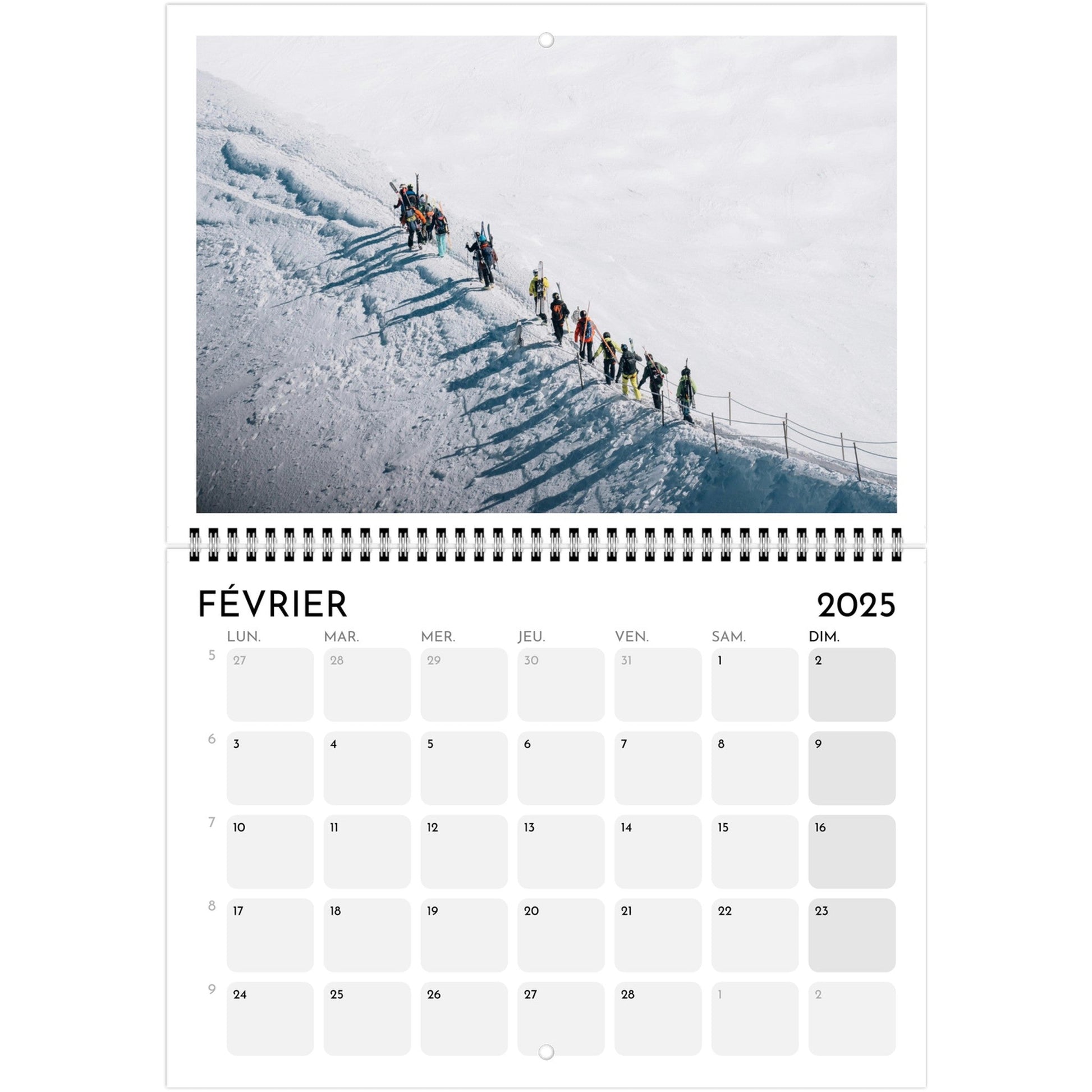 Vente Calendrier Mont - Blanc 2025 - Print Material