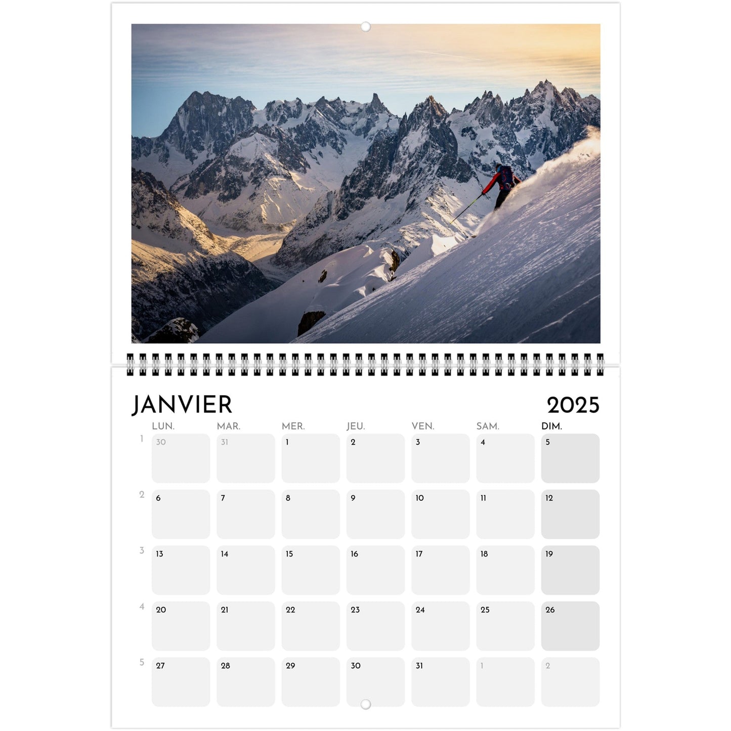 Vente Calendrier Mont - Blanc 2025 - Print Material