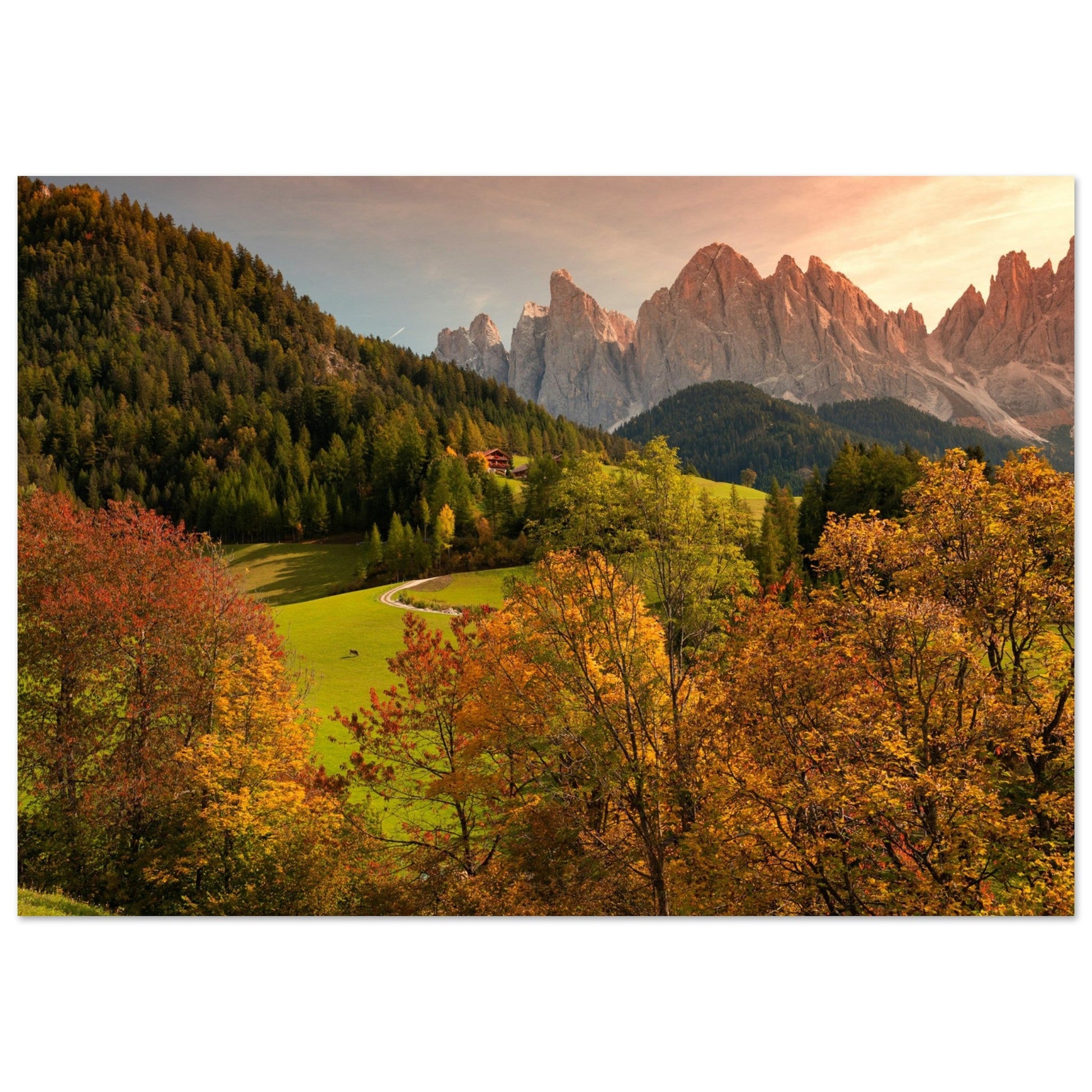 Vente Photo de Funes, Trentin-Haut-Adige, Italie #3 - Tableau photo paysage