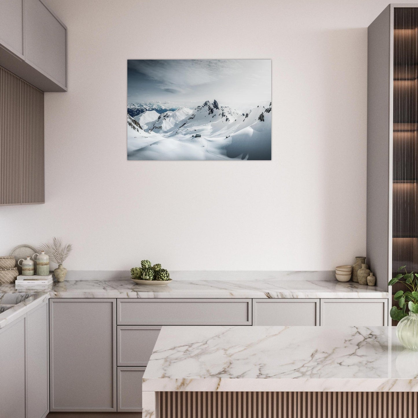 Tableau photo Photo de la Pierra Menta — refuge de Presset — tirage aluminium Dibond mat, fabrication française, prêt à accrocher