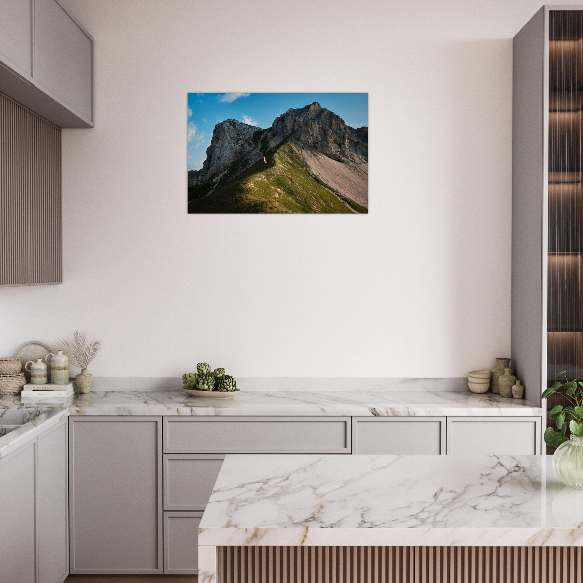 Tableau photo Photo de la Tournette, Haute - Savoie — tirage aluminium Dibond mat, fabrication française, prêt à accrocher