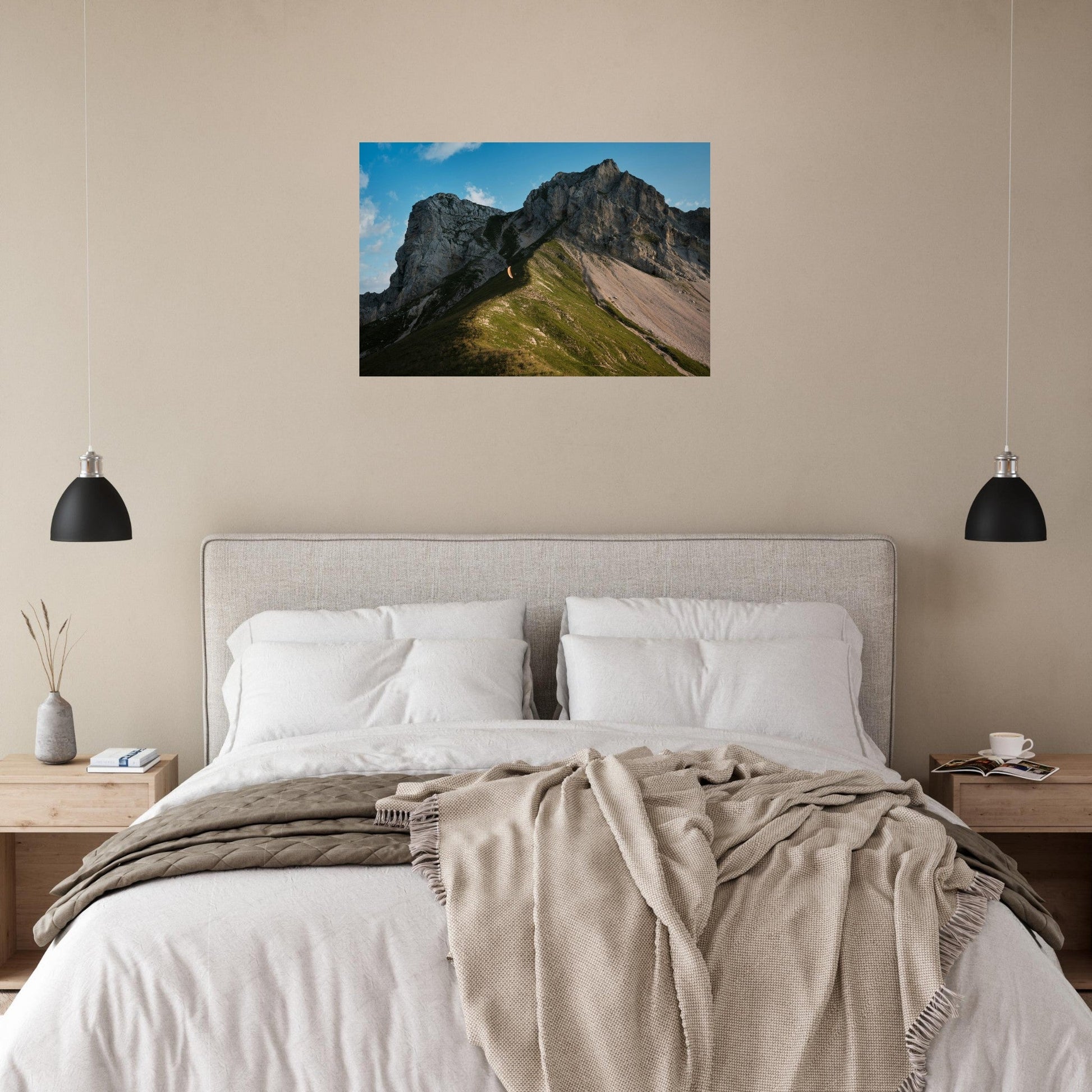 Tableau photo Photo de la Tournette, Haute - Savoie — tirage aluminium Dibond mat, fabrication française, prêt à accrocher