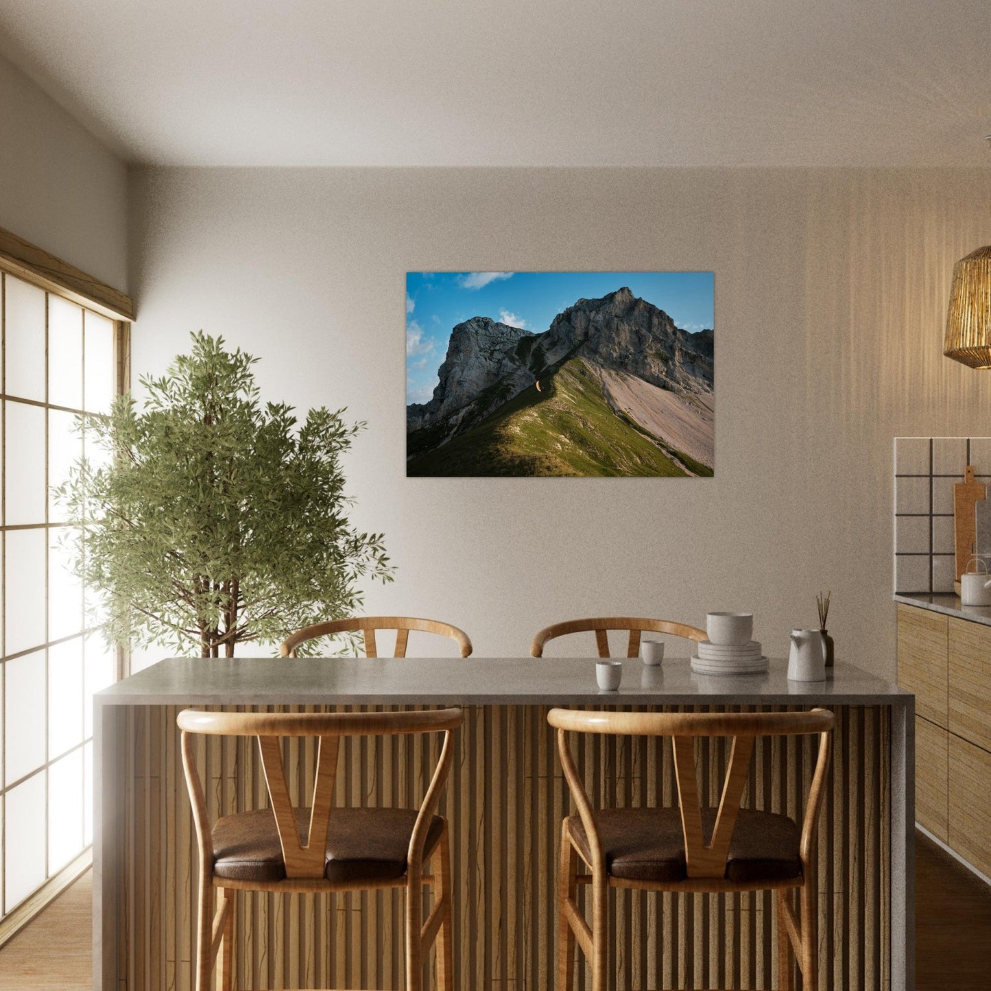 Tableau photo Photo de la Tournette, Haute - Savoie — tirage aluminium Dibond mat, fabrication française, prêt à accrocher