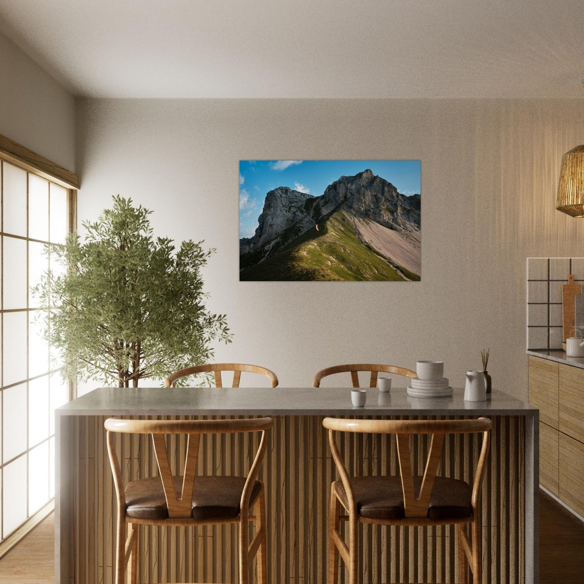 Tableau photo Photo de la Tournette, Haute - Savoie — tirage aluminium Dibond mat, fabrication française, prêt à accrocher