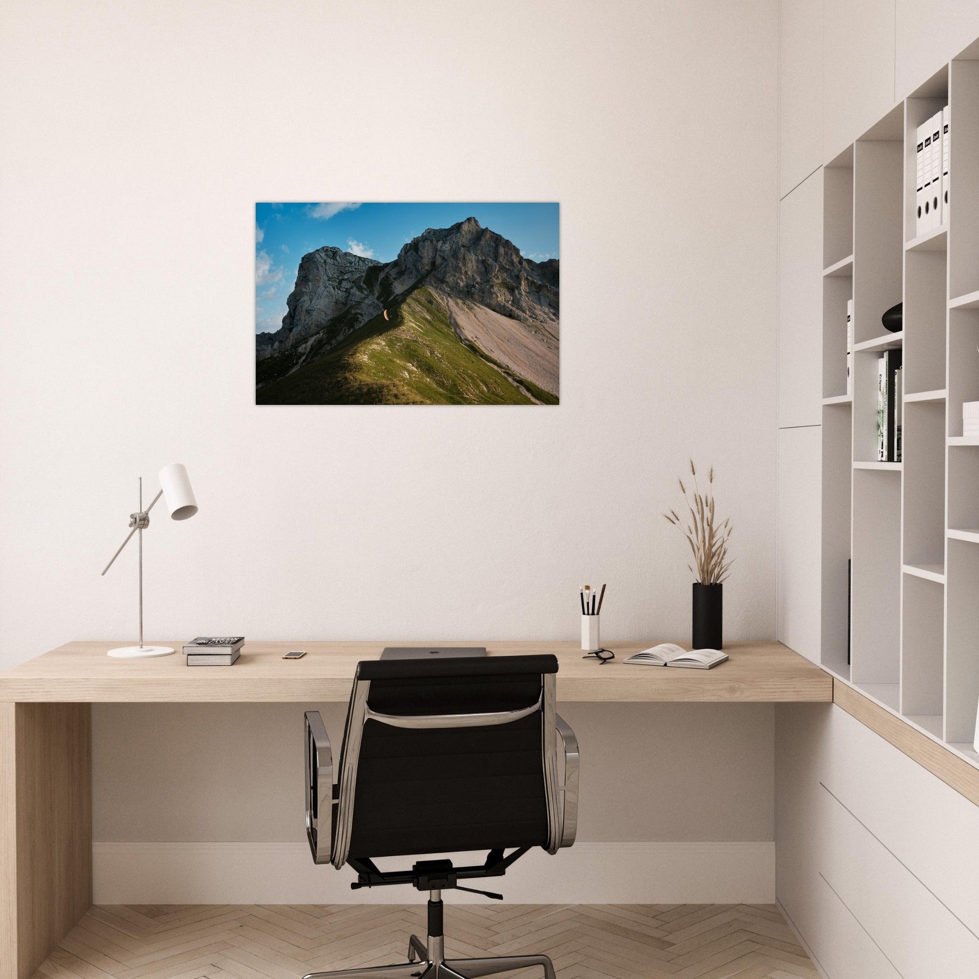 Tableau photo Photo de la Tournette, Haute - Savoie — tirage aluminium Dibond mat, fabrication française, prêt à accrocher