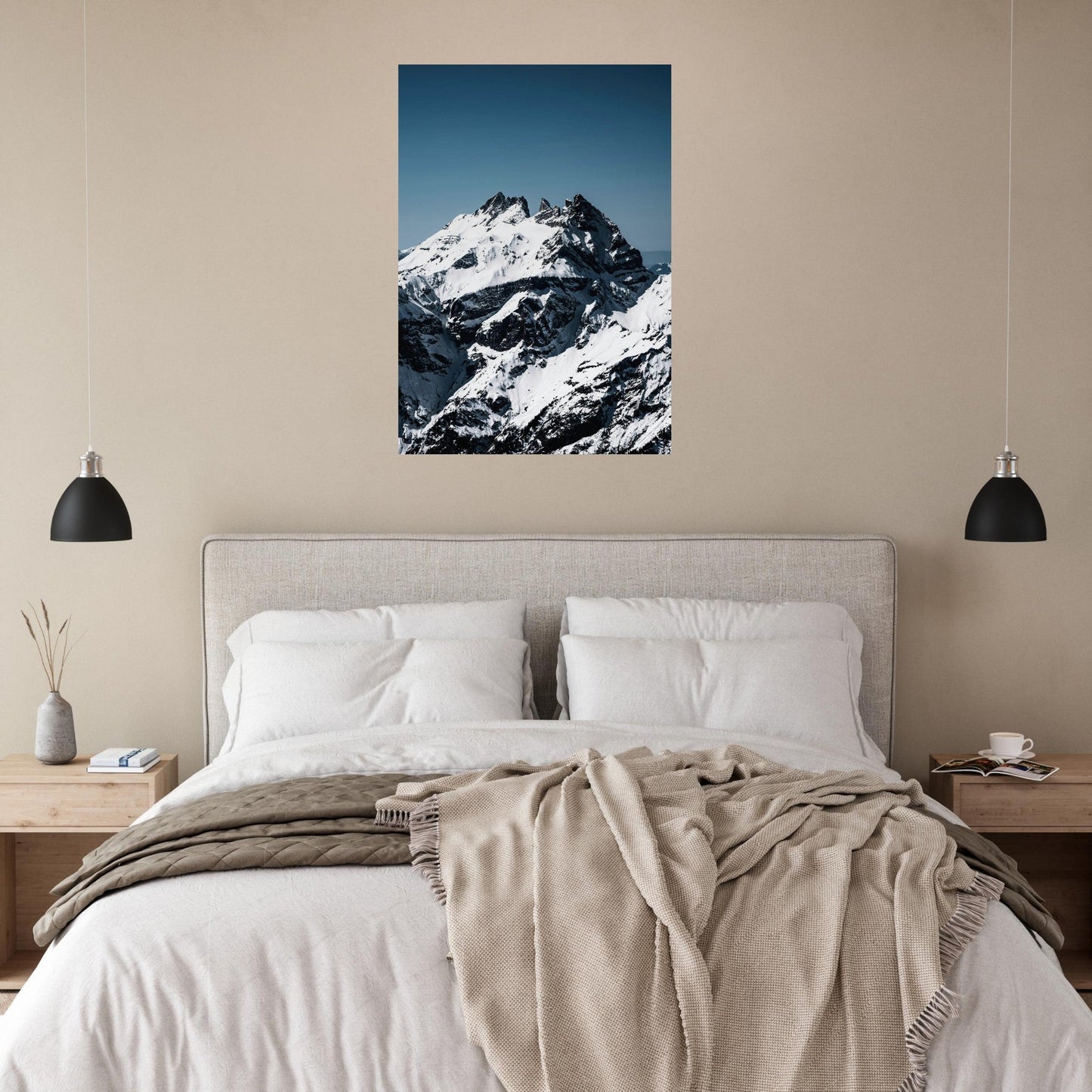 Tableau photo Photo des Dents du Midi — Haute Cime (Chablais, Suisse) — tirage aluminium Dibond mat, fabrication française, prêt à accrocher