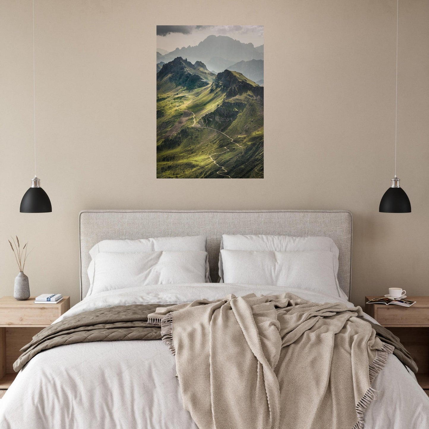 Tableau photo Photo du Passo Giau & Lastoni di Formin — Dolomites — tirage aluminium Dibond mat, fabrication française, prêt à accrocher