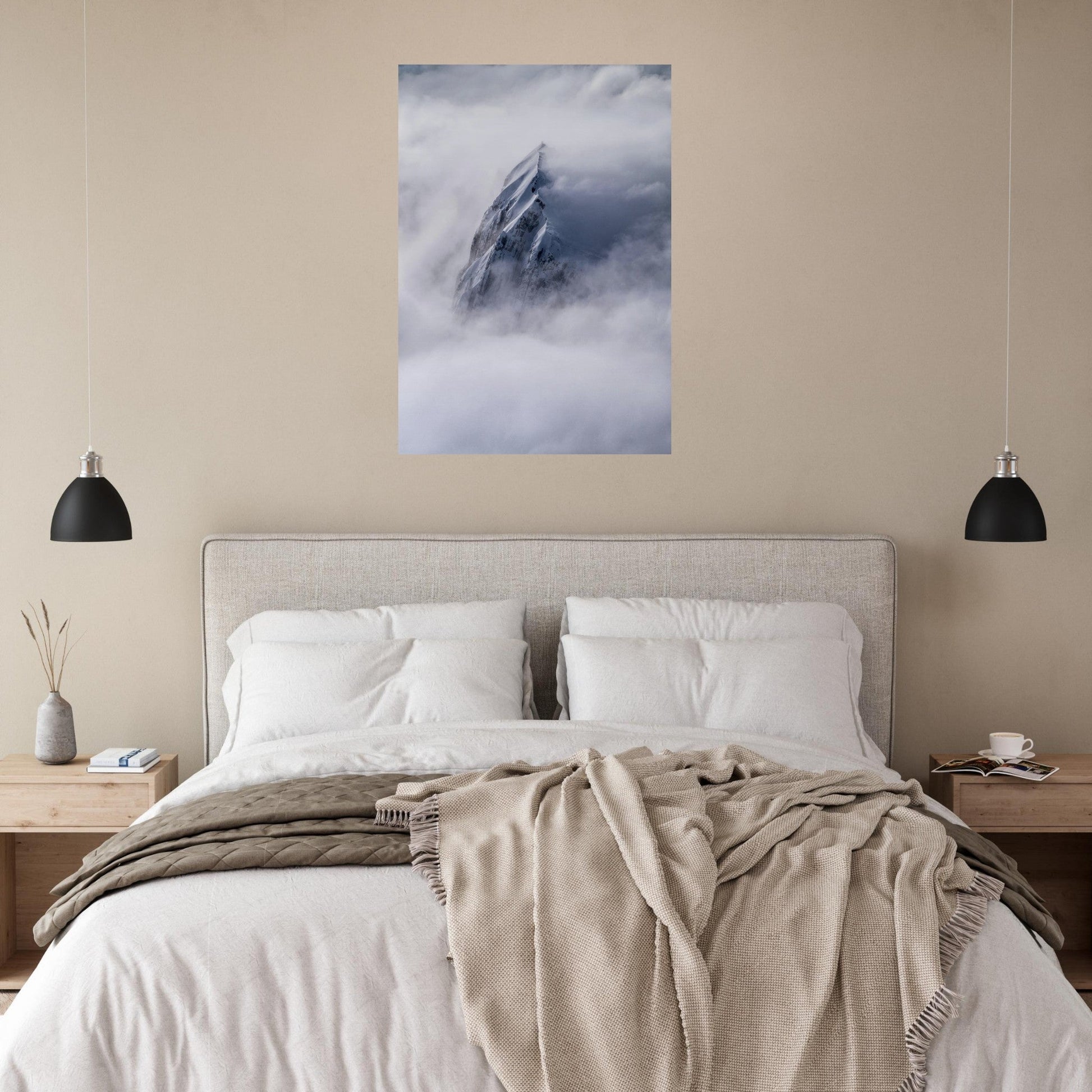 Tableau photo Photo du Säntis — mer de nuages (Alpstein) — tirage aluminium Dibond mat, fabrication française, prêt à accrocher