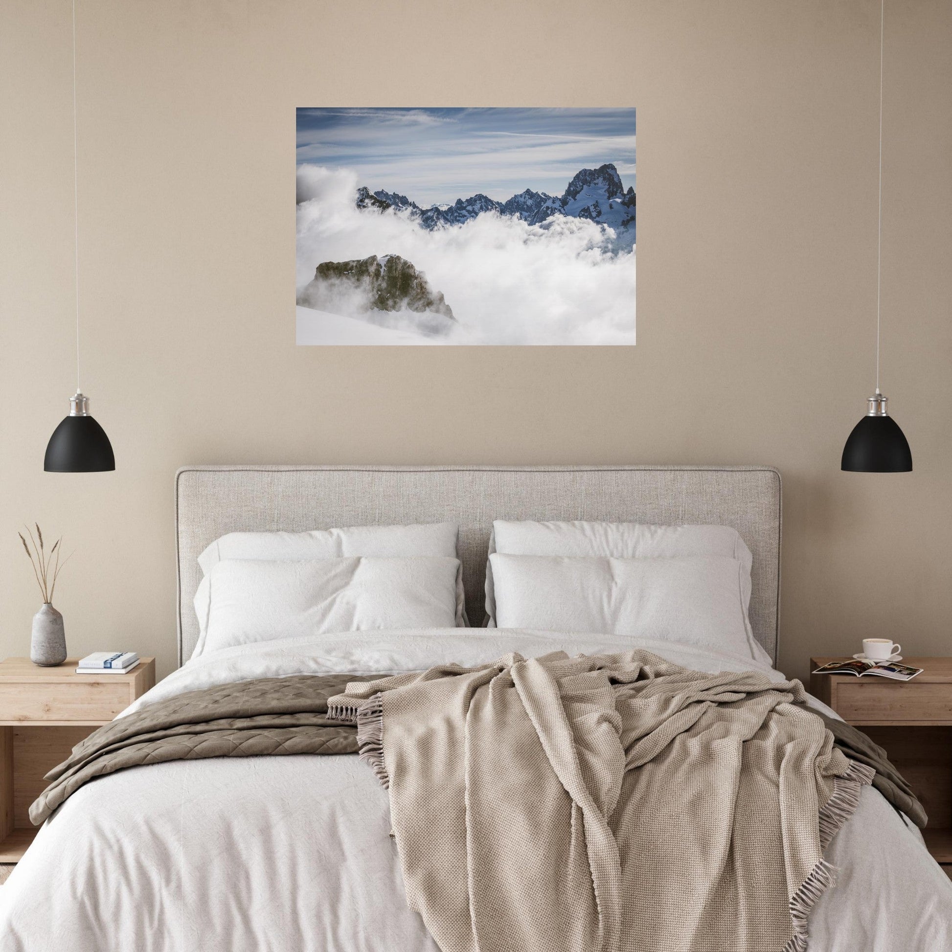 Tableau photo Photo du Sirac — vue depuis le plateau des Rouies (Écrins) — tirage aluminium Dibond mat, fabrication française, prêt à accrocher